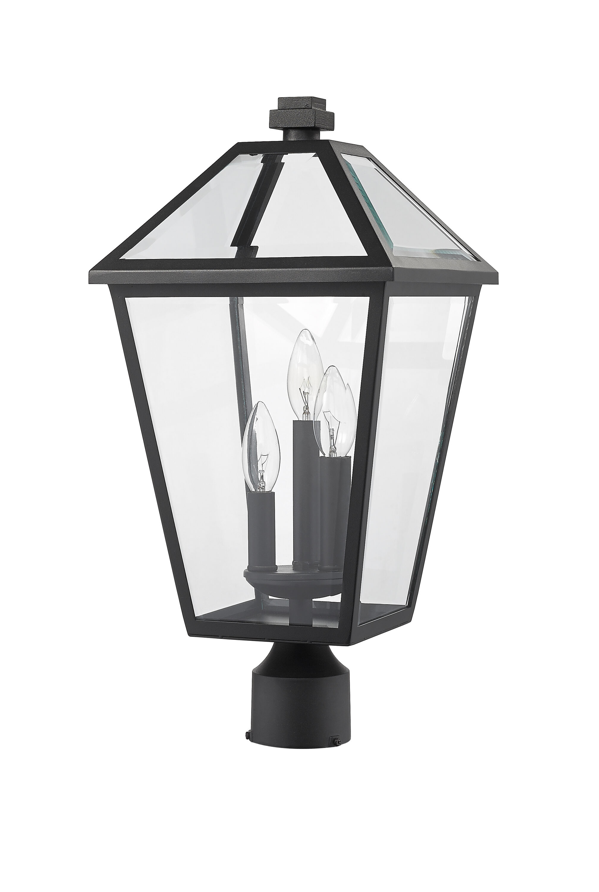 Z-Lite 579PHBR-BK Post-Lights - View #4