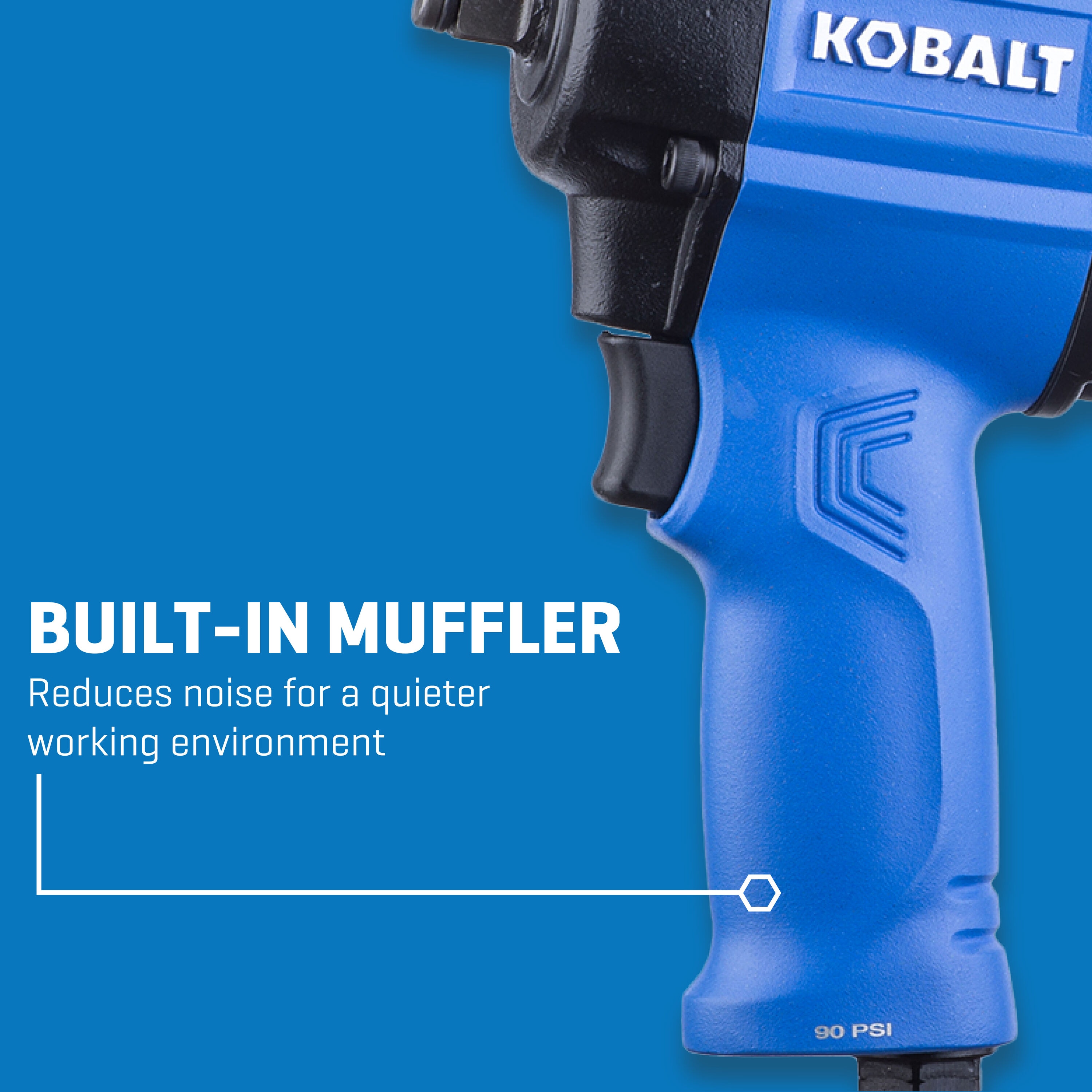 Kobalt 0.5-in 450-ft lb Air Impact Wrench in the Air Impact