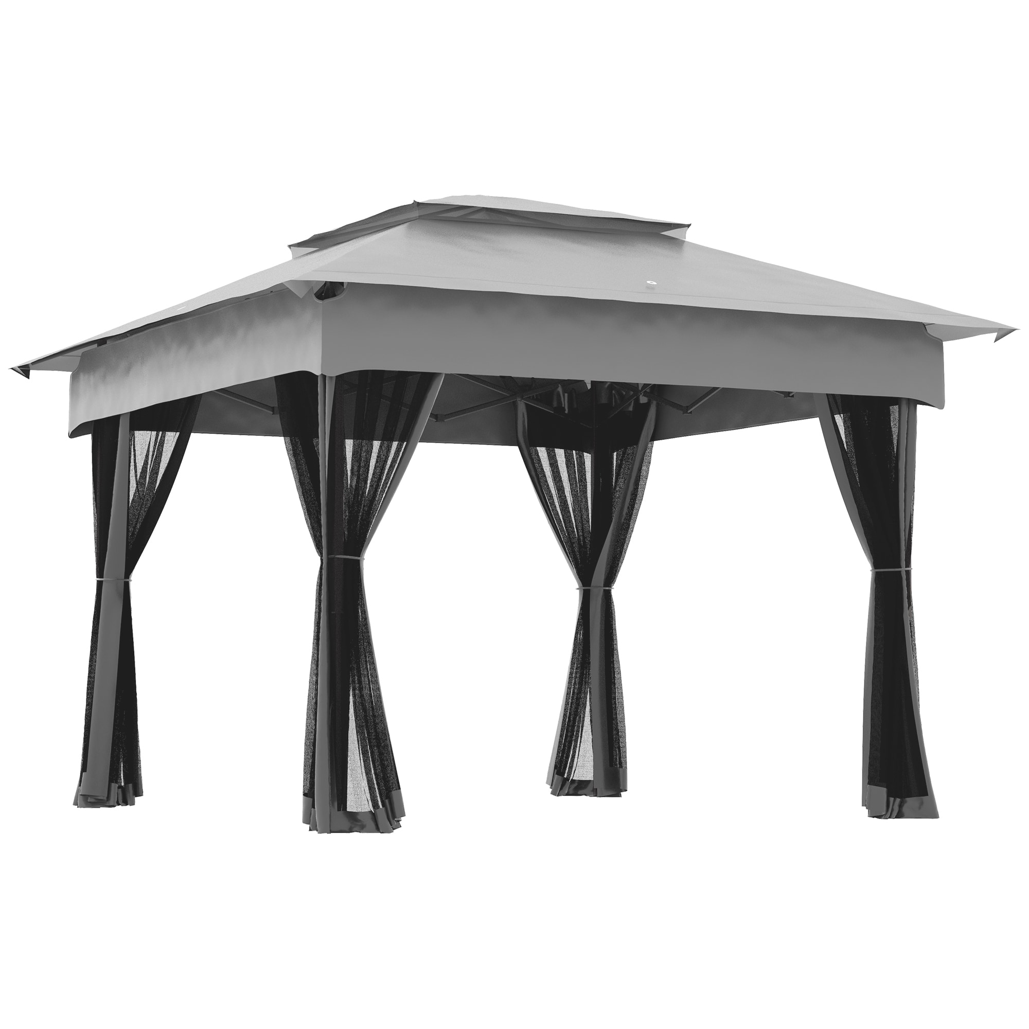 ToolCat BZ2-48-PW Wood-Resin-Gazebos - View #3