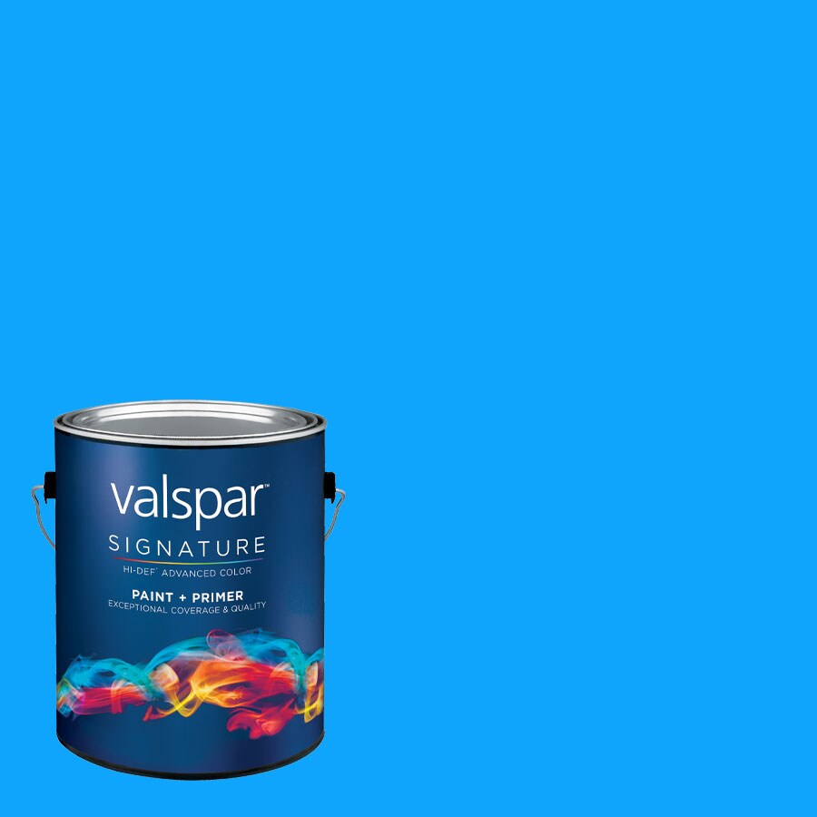Creative Ideas for Color by Valspar CI257-SPLISHSPL73841 Satin Splish Splash Pre-tinted Latex Interior Paint + Primer (1-Gallon)