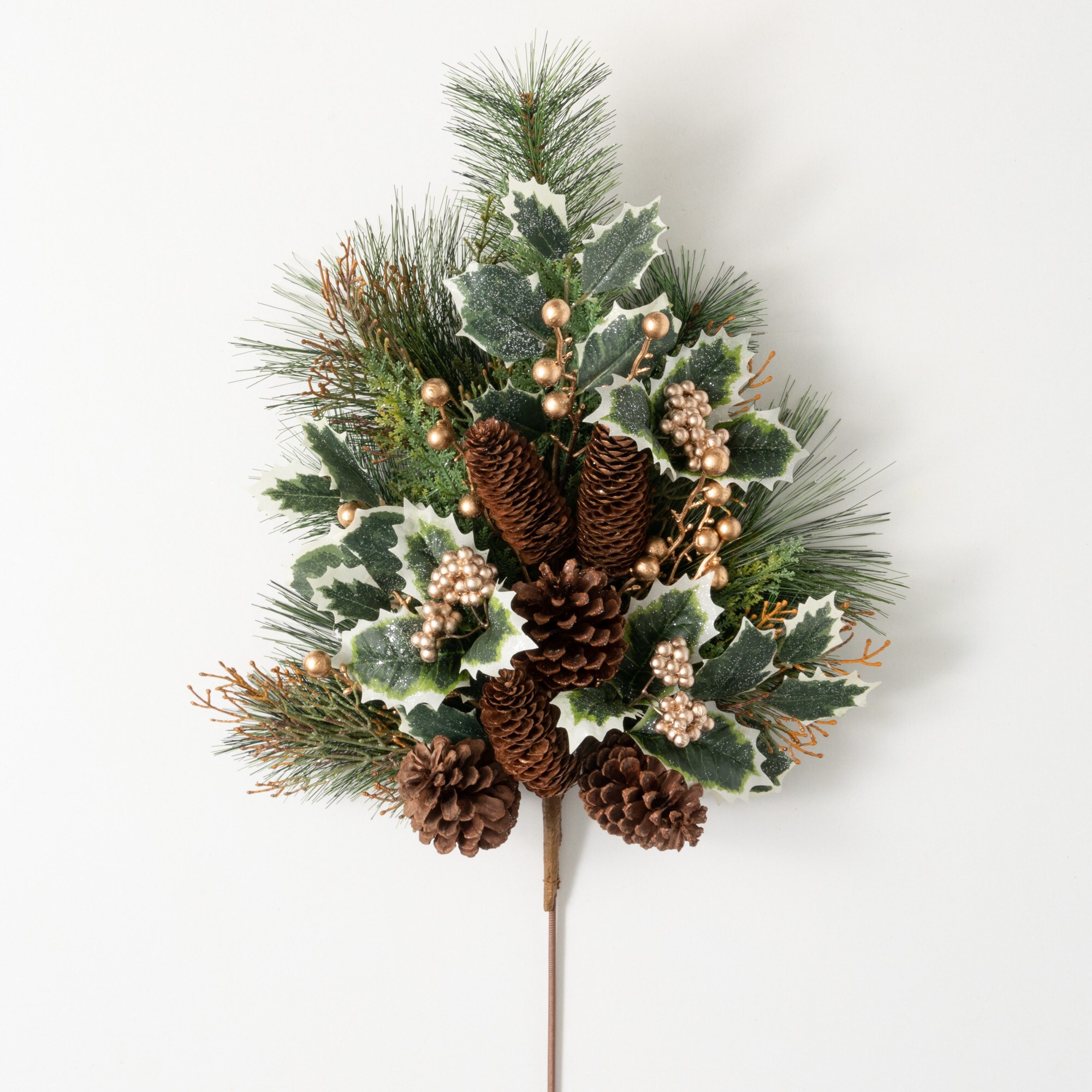 Christmas Natural Pine Cones 12 Pieces Pinecone Picks Christmas Tree  Ornament Ho