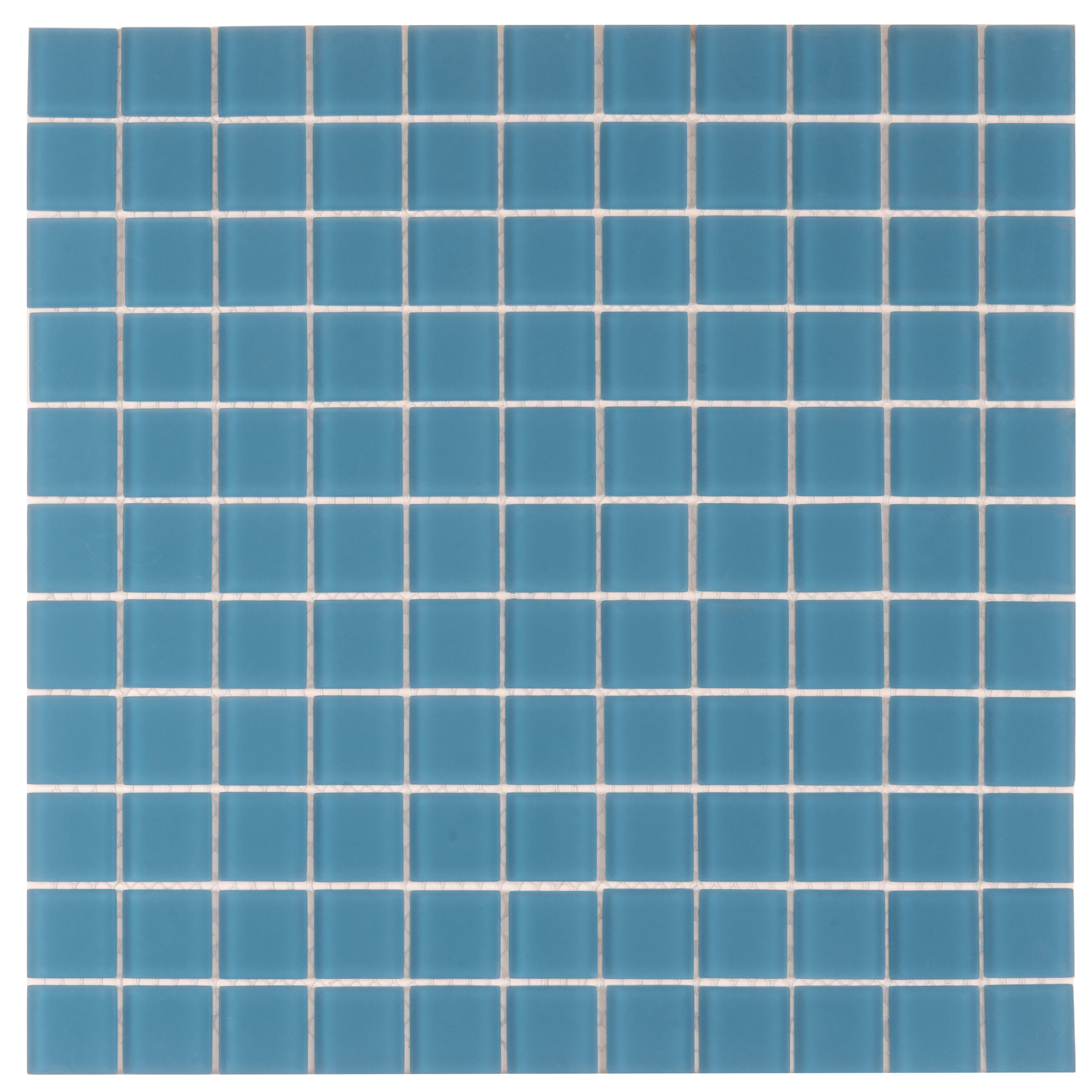 Apollo Tile APLA88143M 1X1ASMPLE Sample- Floor and Wall Tile Blue 4-in x 4-in Matte Glass Floor and Wall Tile