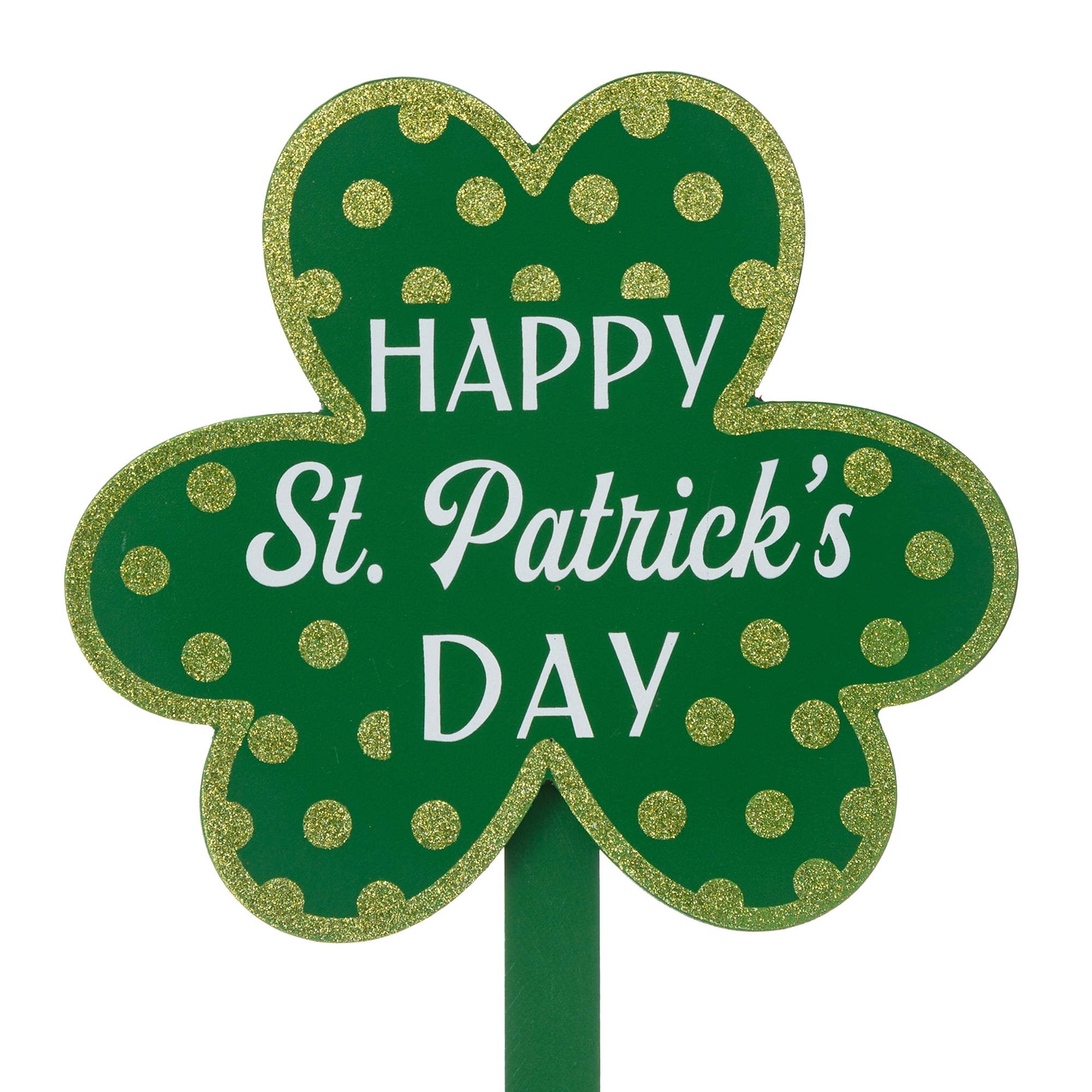 Patricks Day Decoración de la Guirnalda afortunada del día de San Patricio Trébol de Shamrock Bandera Irlandesa Sayala Juego de Decoración de Día de San Patricio,3Pizas Bandera del St 