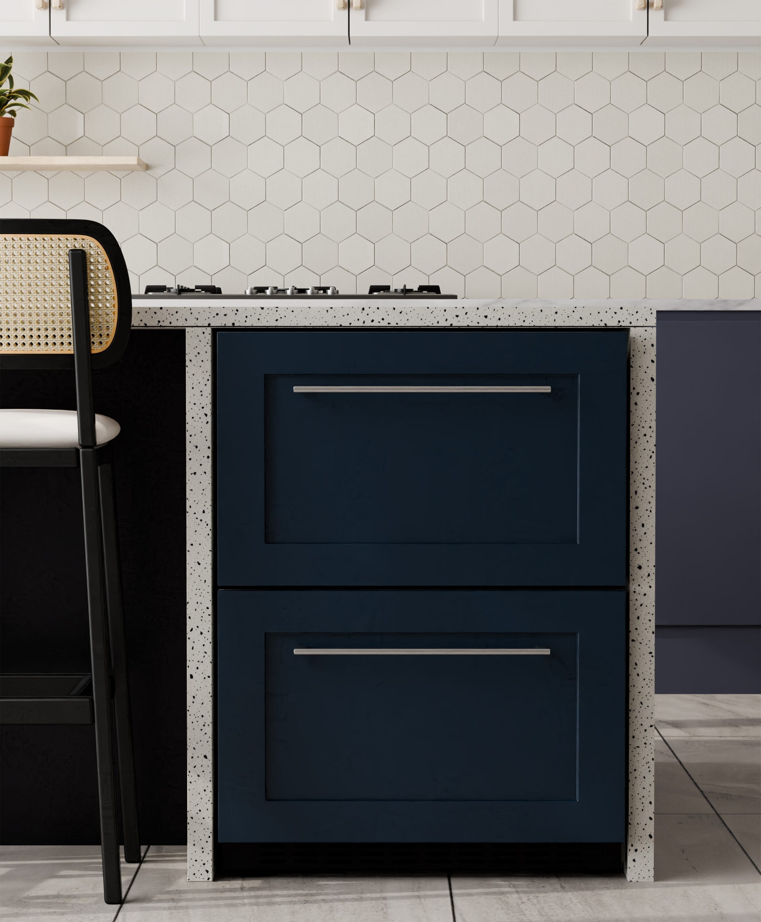 KoolMore LOW-KM-BIR2D-PR Drawer-Refrigerators - View #2