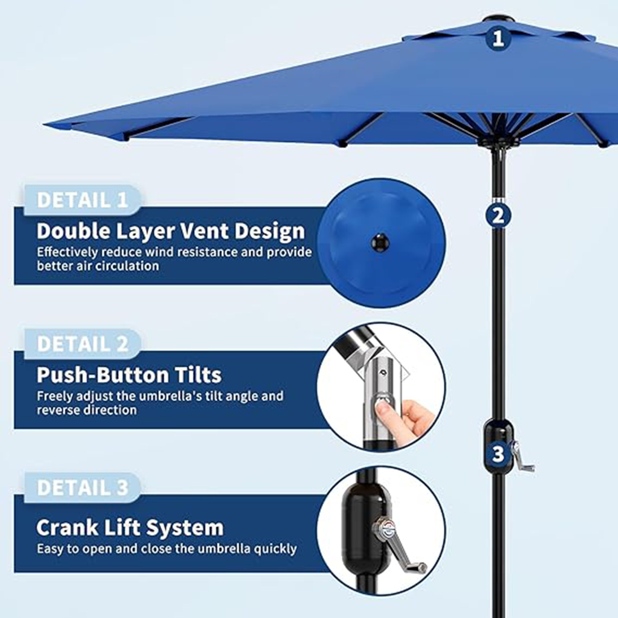 Qeetex LSHQQPPG-333JLHHW Umbrellas-2 - View #2