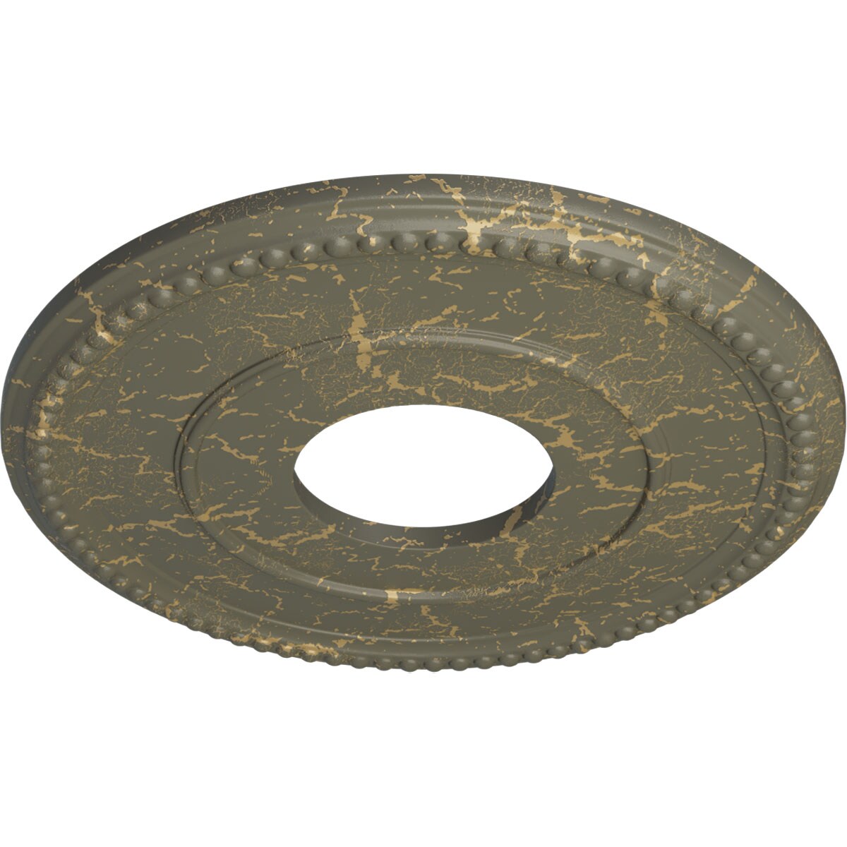 Ekena Millwork CM12BRWHC Ceiling-Medallions - View #2