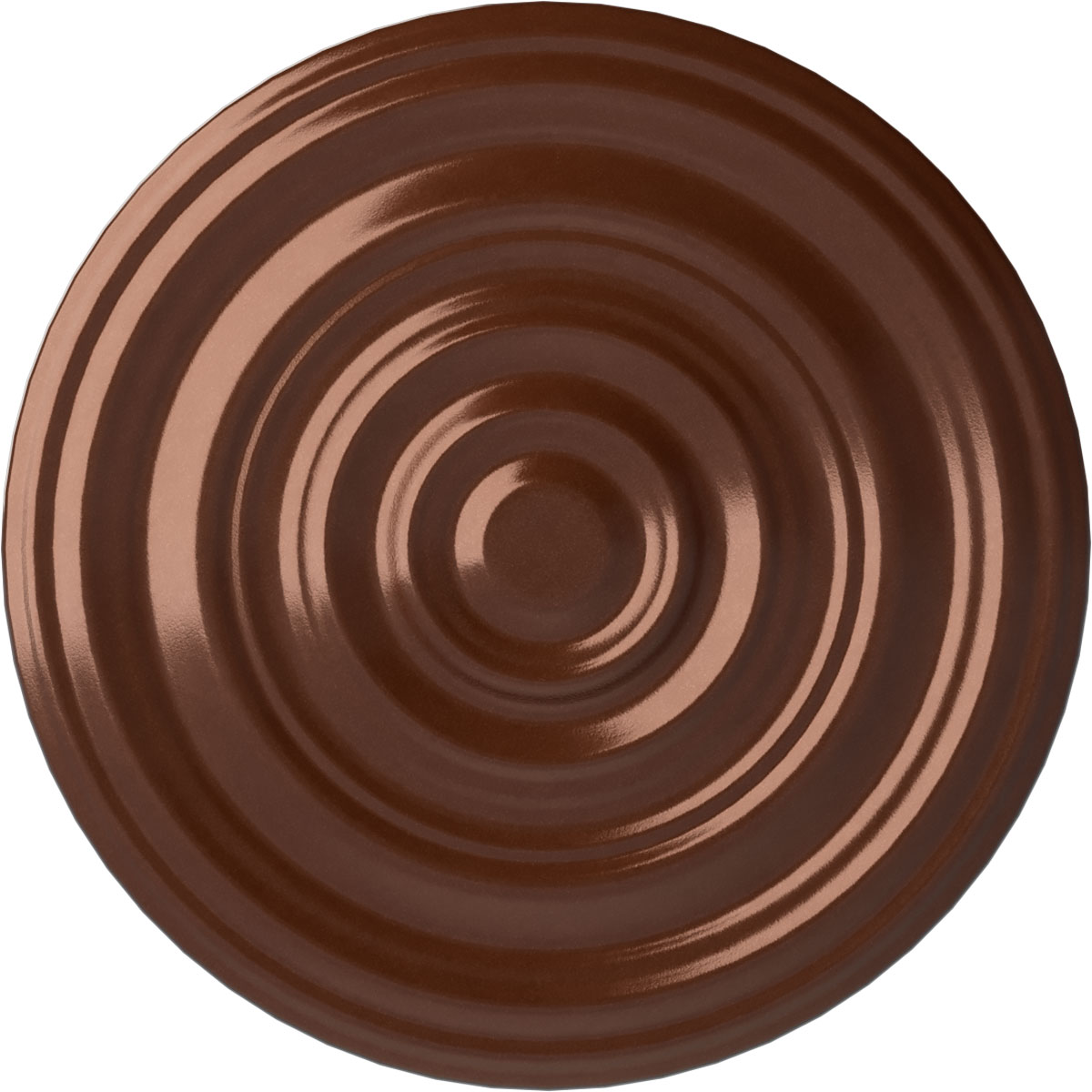 Ekena Millwork CM29CACPS Carton Smooth 29.125-in W x 29.125-in L Painted Copper Penny Polyurethane Whole Ceiling Medallion