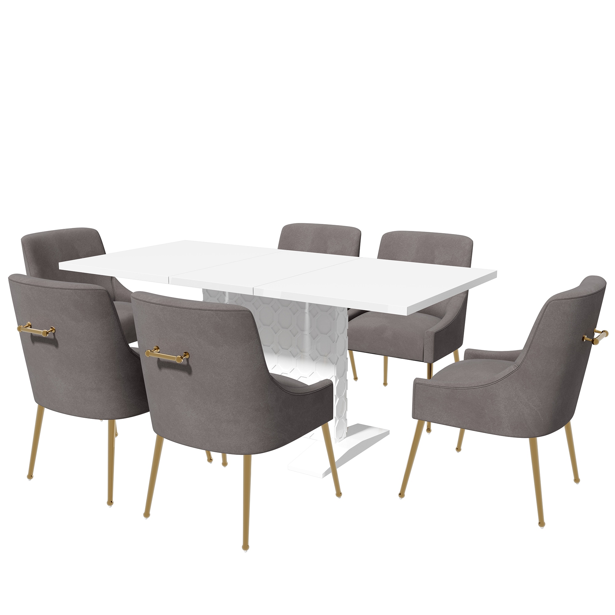 Clihome CL-ST1WH700GY Dining-Sets - View #2