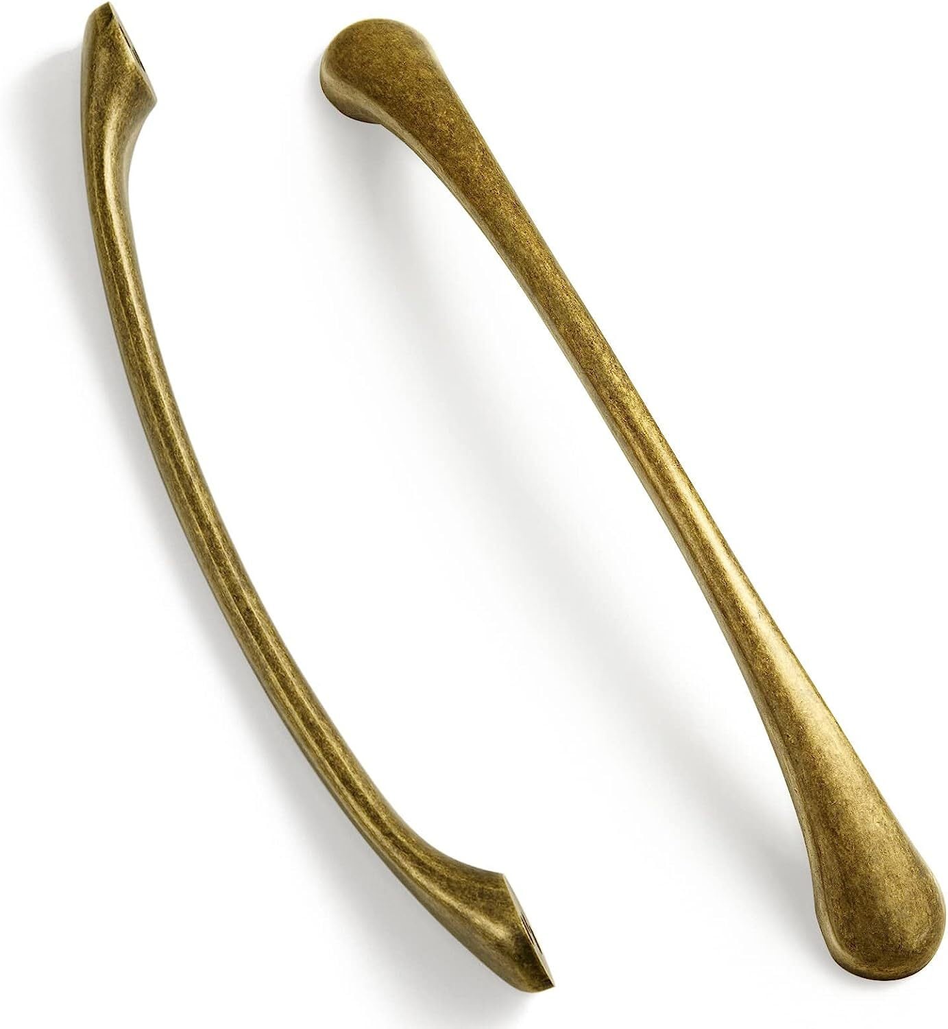 Miaokesen 6601GT-192 7-9/16-in , 192mm Center to Center Antique Brass Arch Handle 6 -Pack