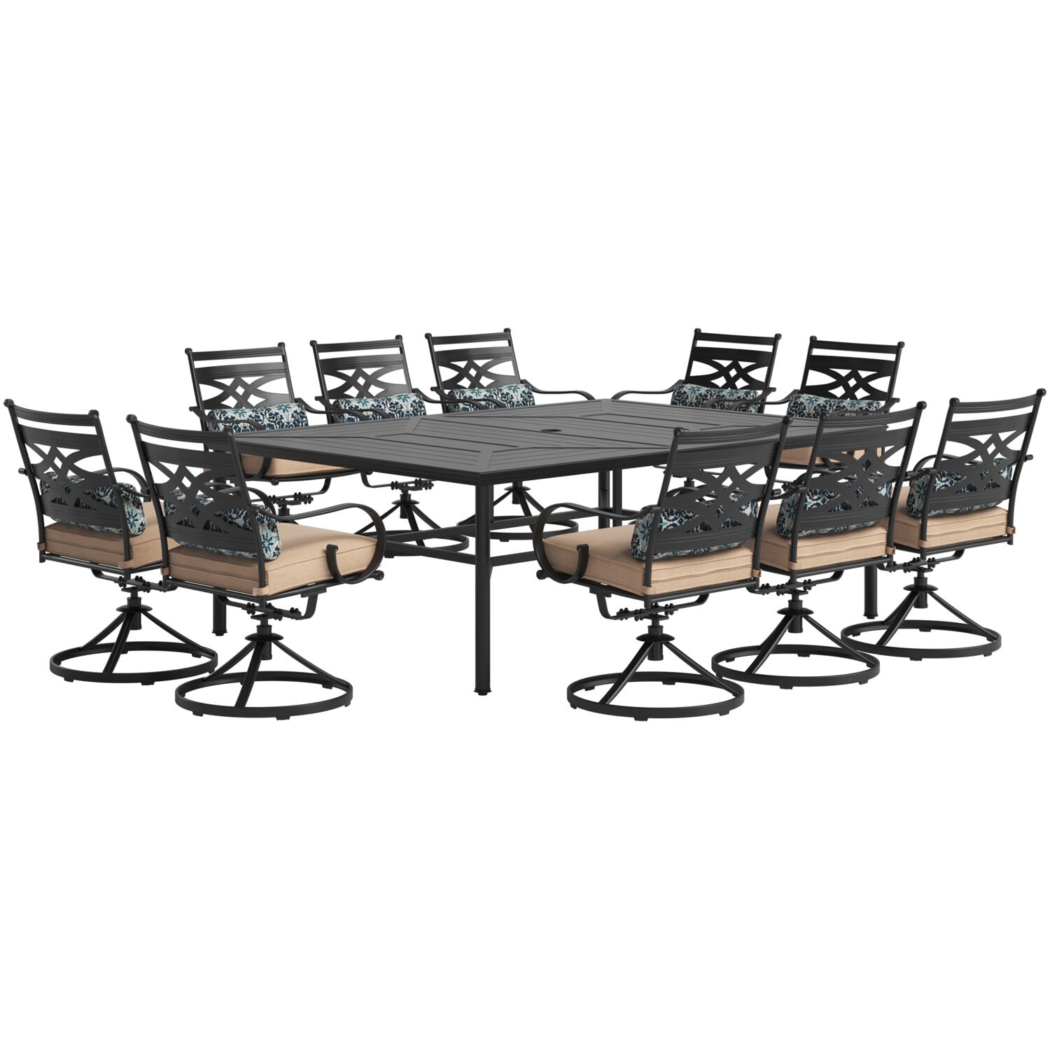 Hanover MCLRDN11PCSW10-TAN Patio-Dining-Sets - View #20
