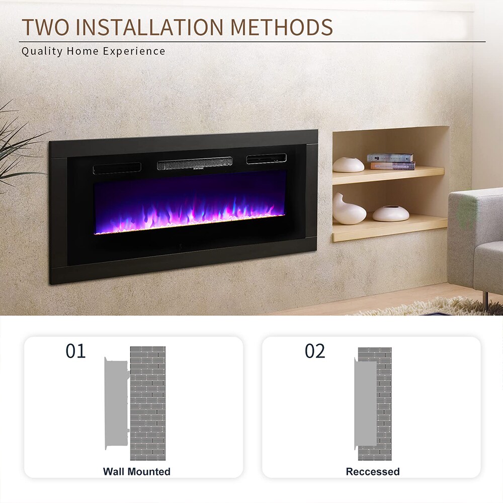 AOXUN H20008 Electric-Fireplaces - View #2