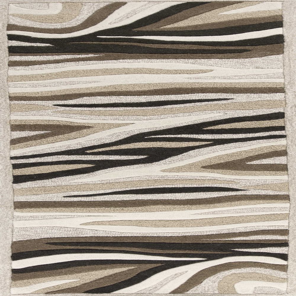 HomeRoots 352300 Bernadette 2 X 7 (ft) Rag Wool Natural Indoor Floral/Botanical Runner Rug