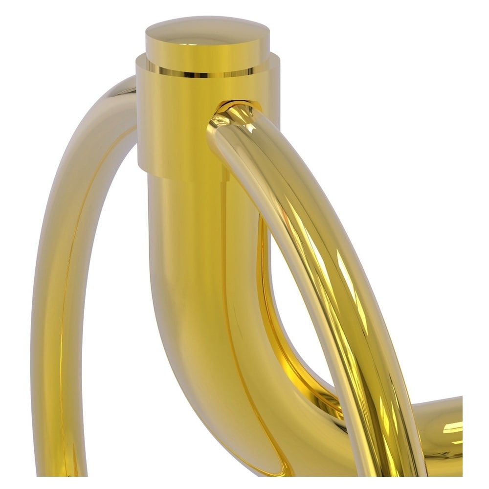Polished Brass Wall Mounted Towel Ring