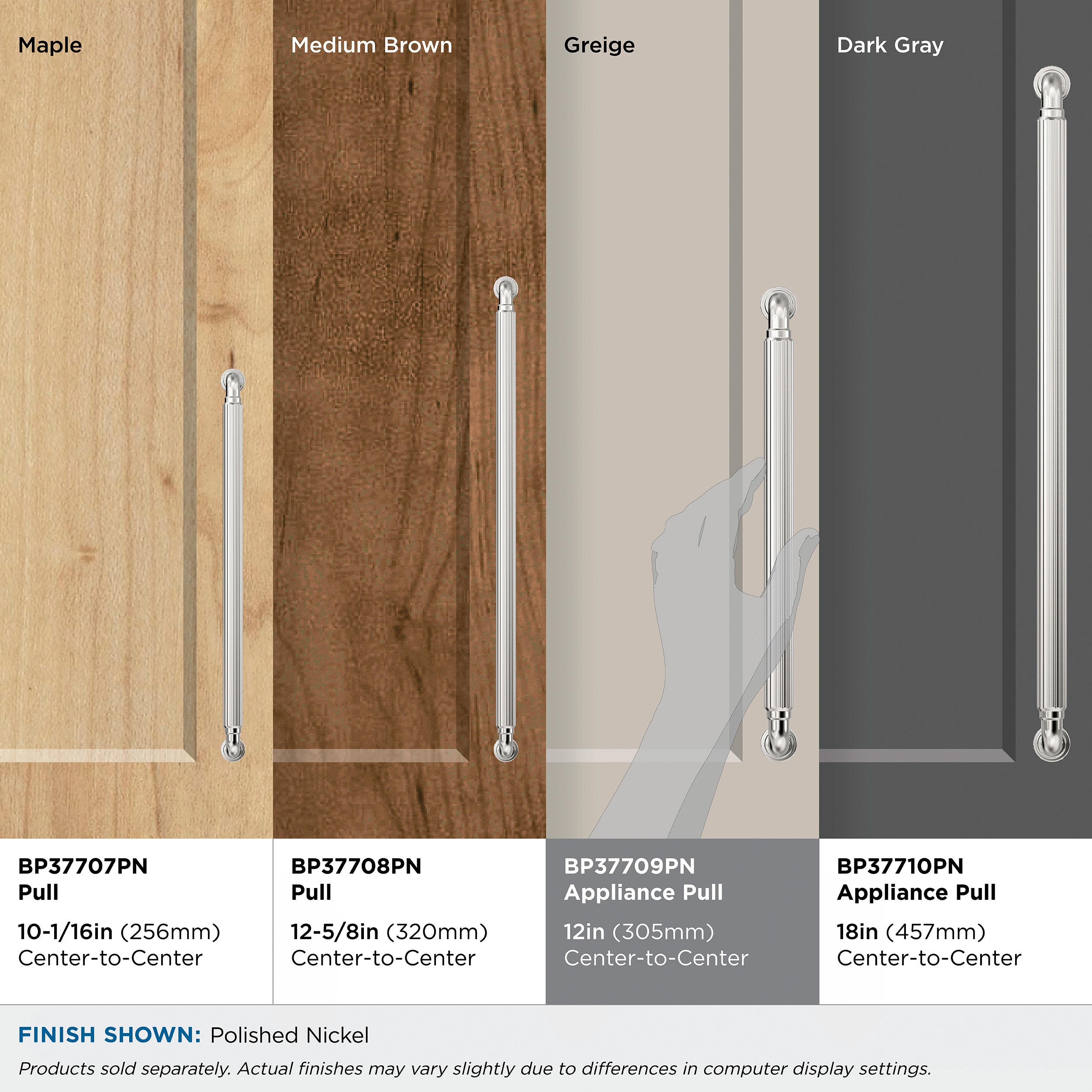 Amerock BP37709PN Cabinet-Pulls - View #7
