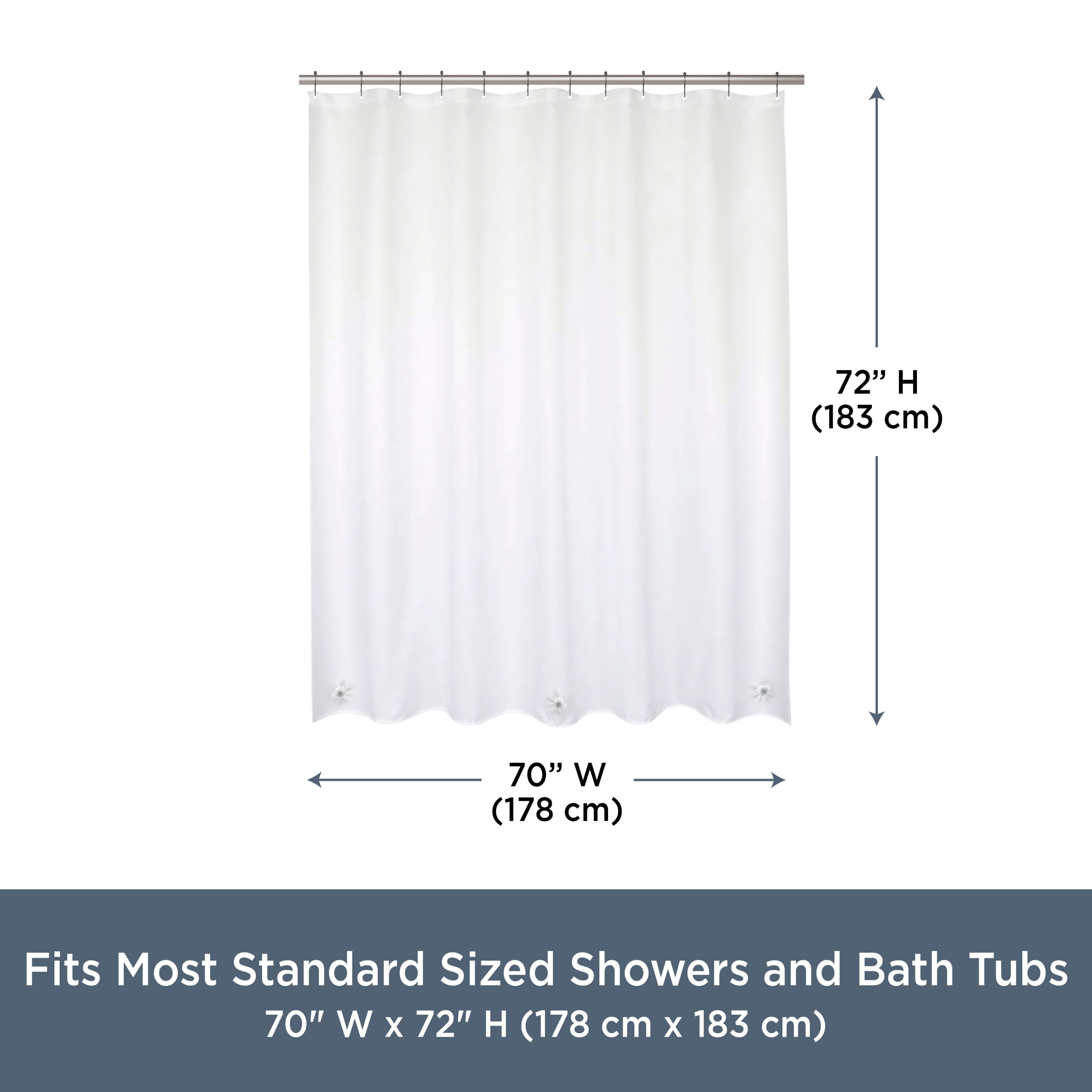 Style Selections LW61430PDQ Shower-Curtains-Liners - View #7