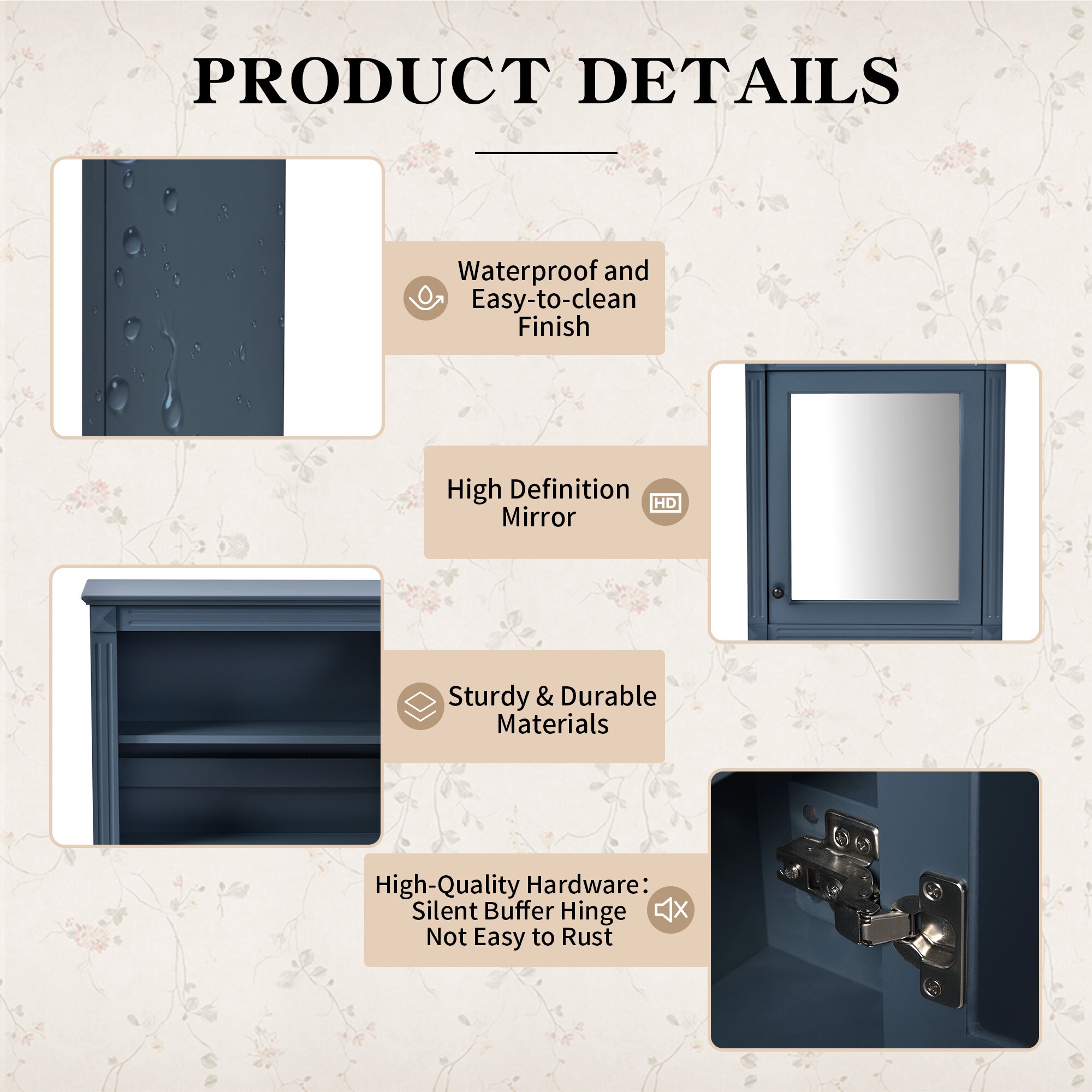 Forclover DASE-P195492C Bathroom-Medicine-Cabinets - View #9
