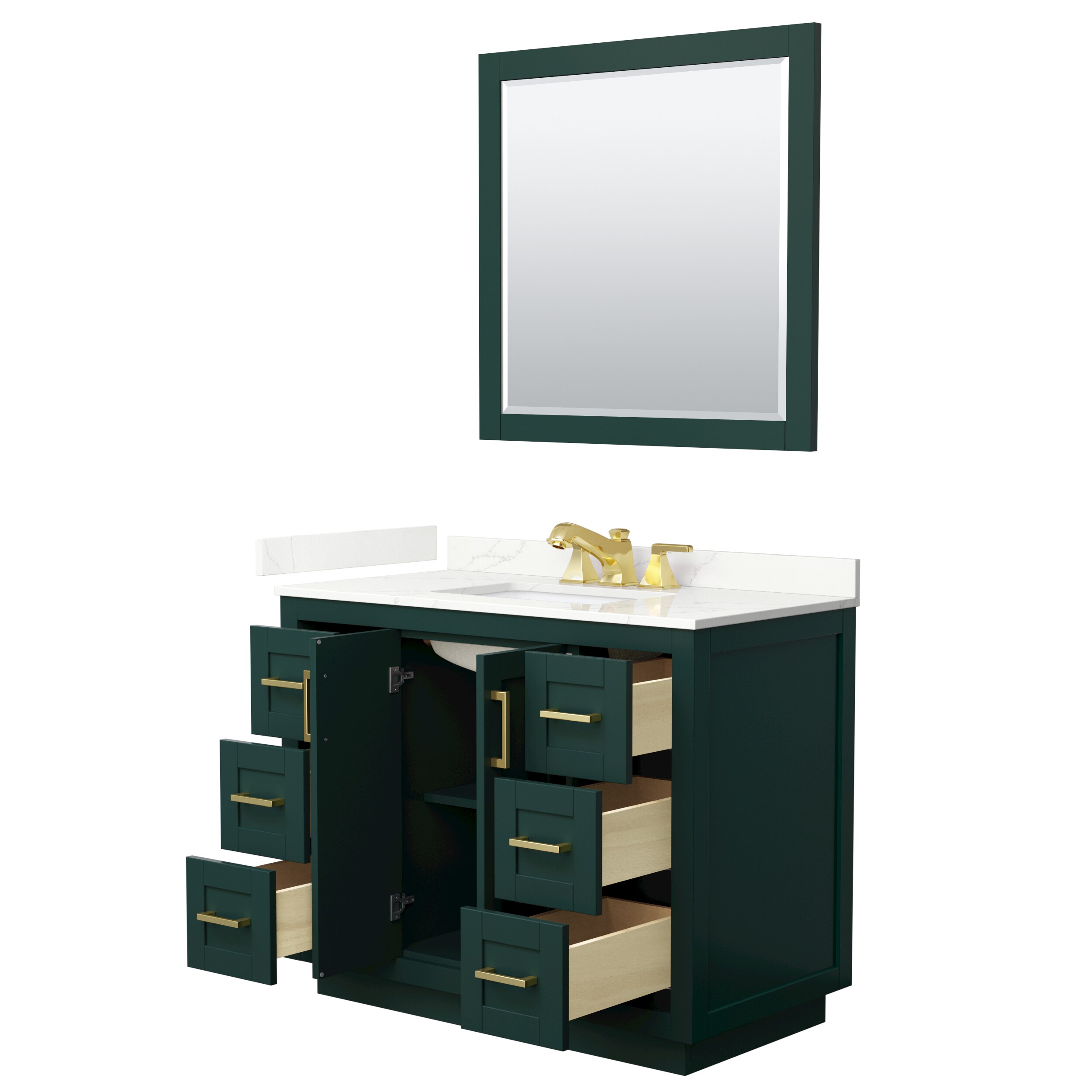 Wyndham Collection WCF292942SGDGTUS3M34 Bath-Vanity-Combo - View #3