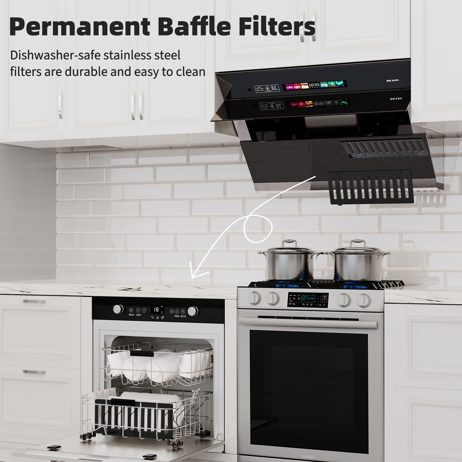 BRANO GXEA-T05-30-LSYF Undercabinet-Range-Hoods - View #6