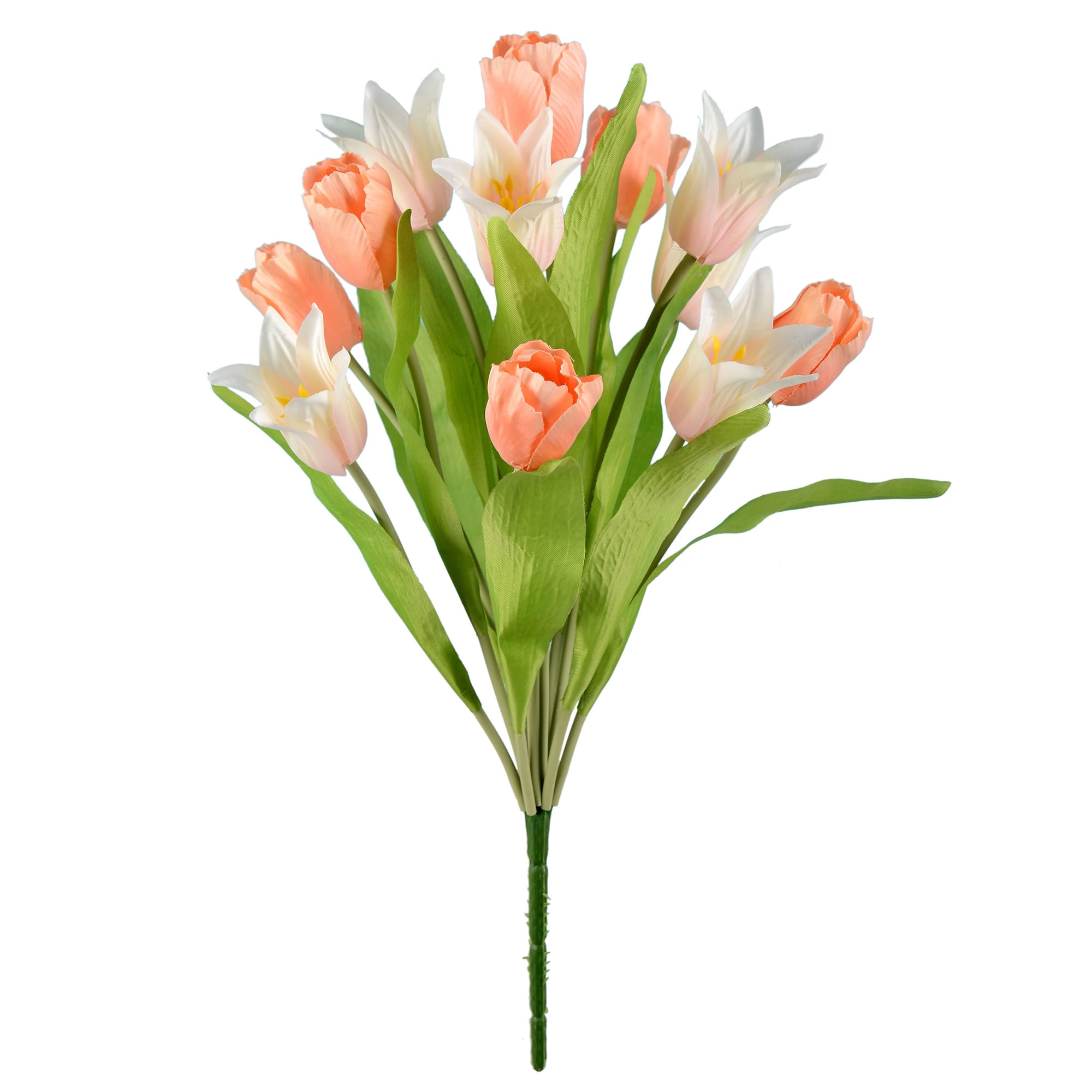 Vickerman FD180301 12-in Pink Indoor Tulips Artificial Flower