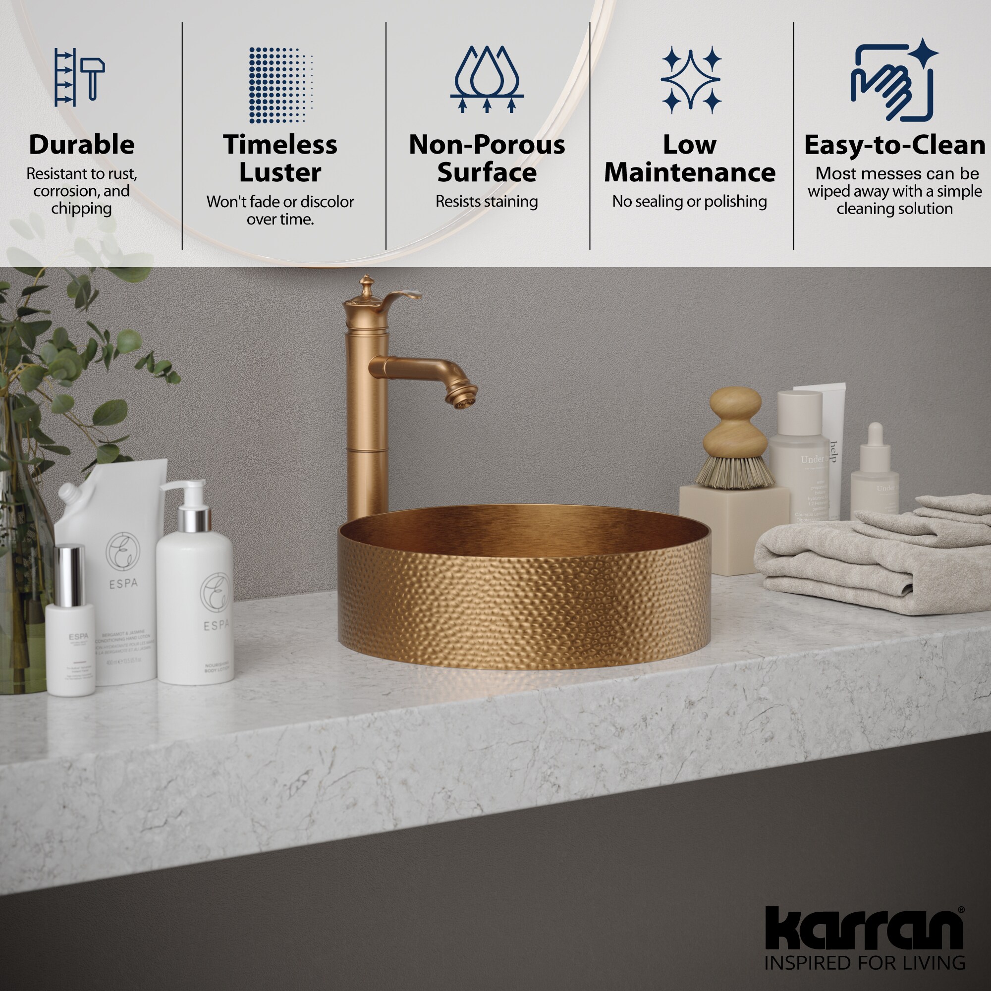 Karran CCV100BC Bath-Sink - View #5