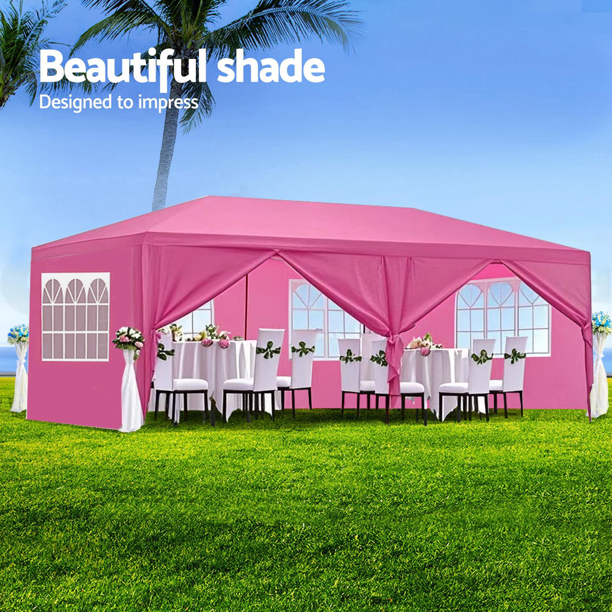 Rbied HCZJ-A172W Wood-Resin-Gazebos - View #2