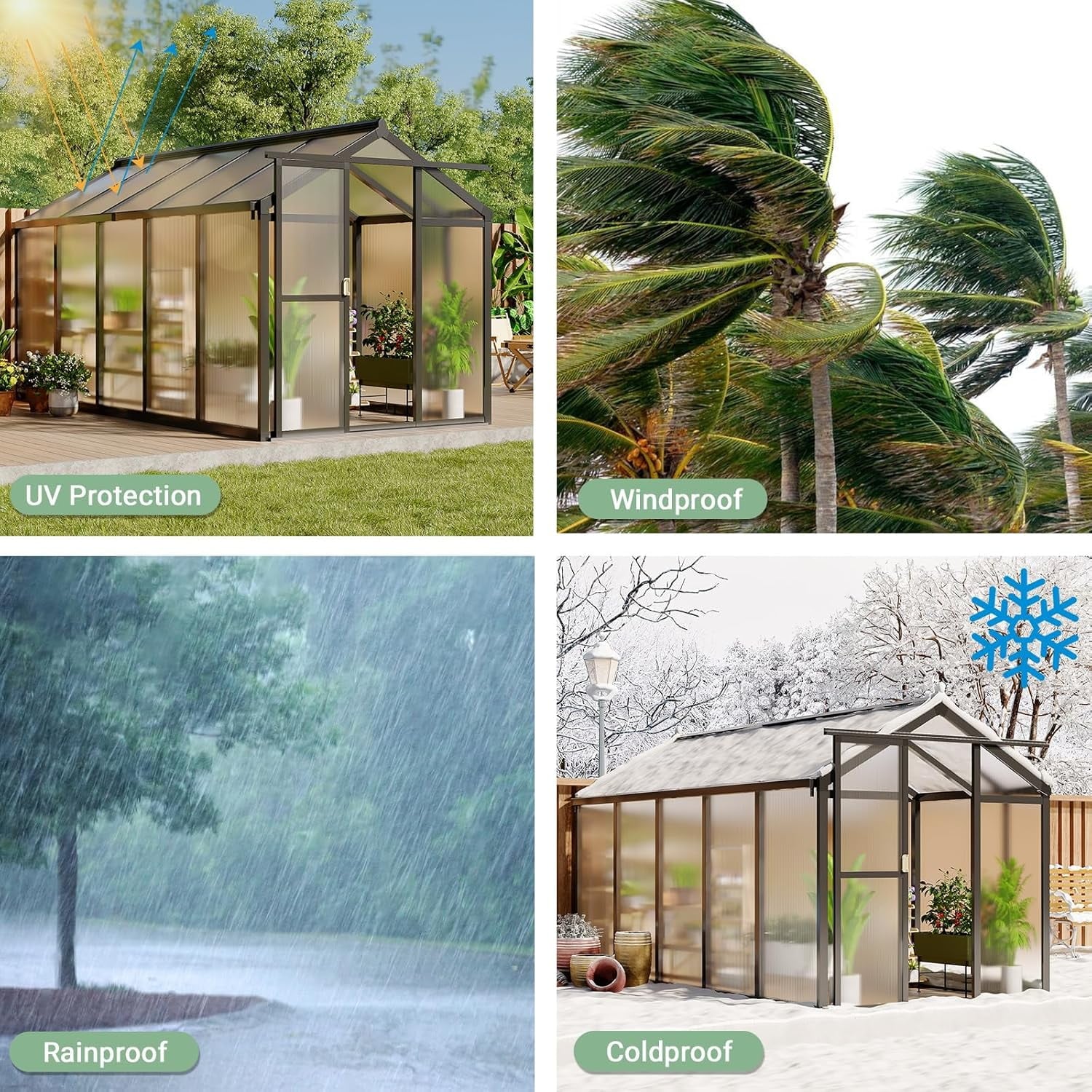 Garvee CJH-PHO-16HAJAT6 greenhouses - View #4
