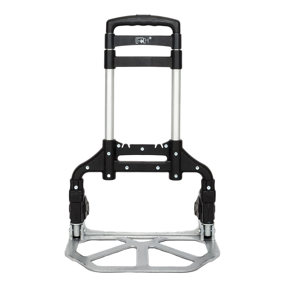 Bestcore Folding Luggage Cart with Telescopic Handle and 4 Swivel Wheels - Portable Utility Trolley for Groceries Travel and Moving Boxes