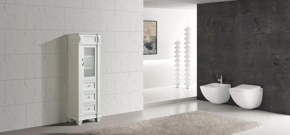 Design Element CAB059-W Linen-Cabinets - View #2