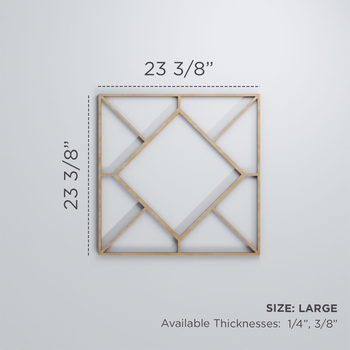 Ekena Millwork WALW24X24X0375HSNWA Wall-Panels - View #3