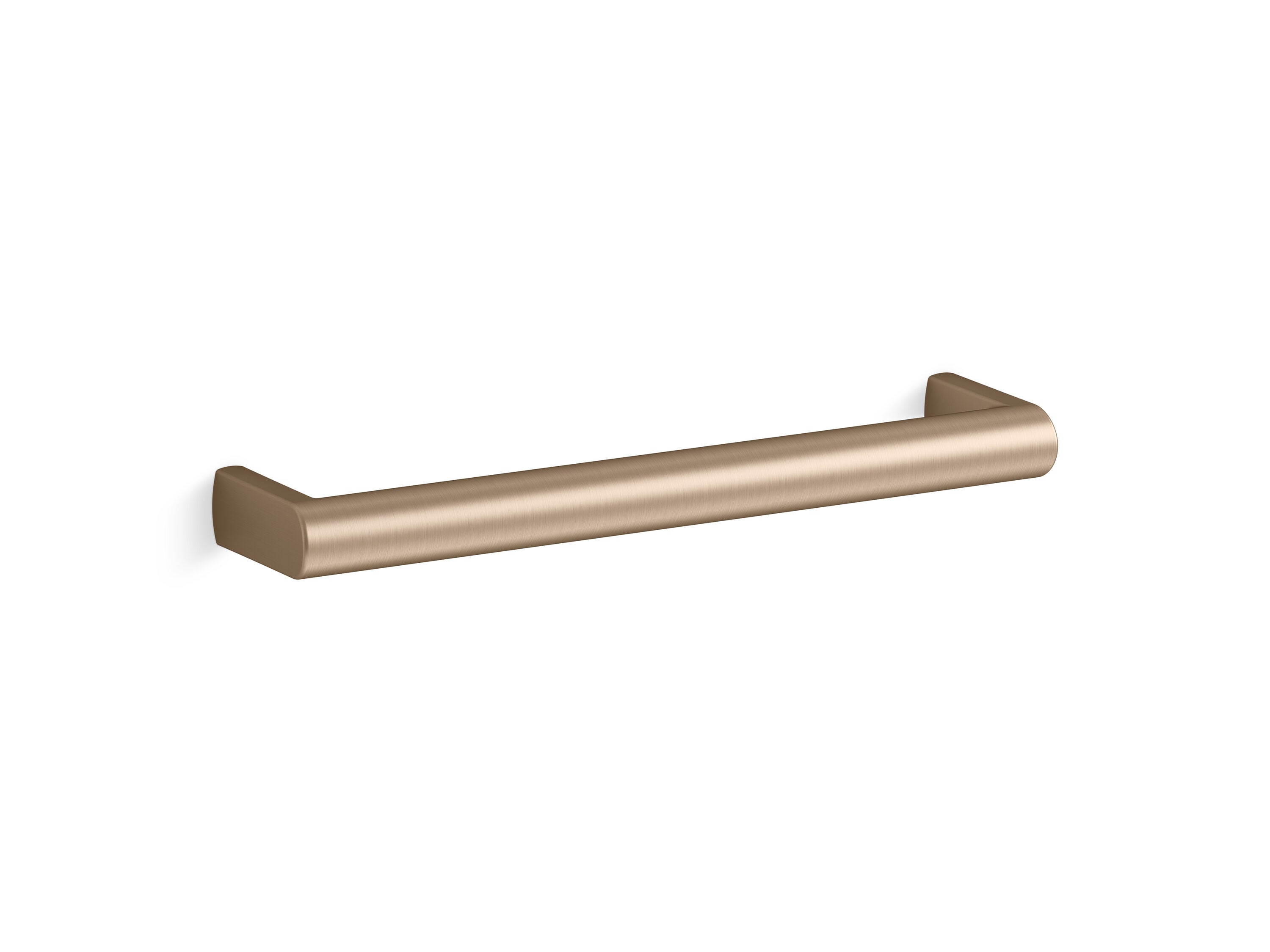 KOHLER 25497-BV Components Vibrant Brushed Nickel Rectangular Bar Drawer Pull