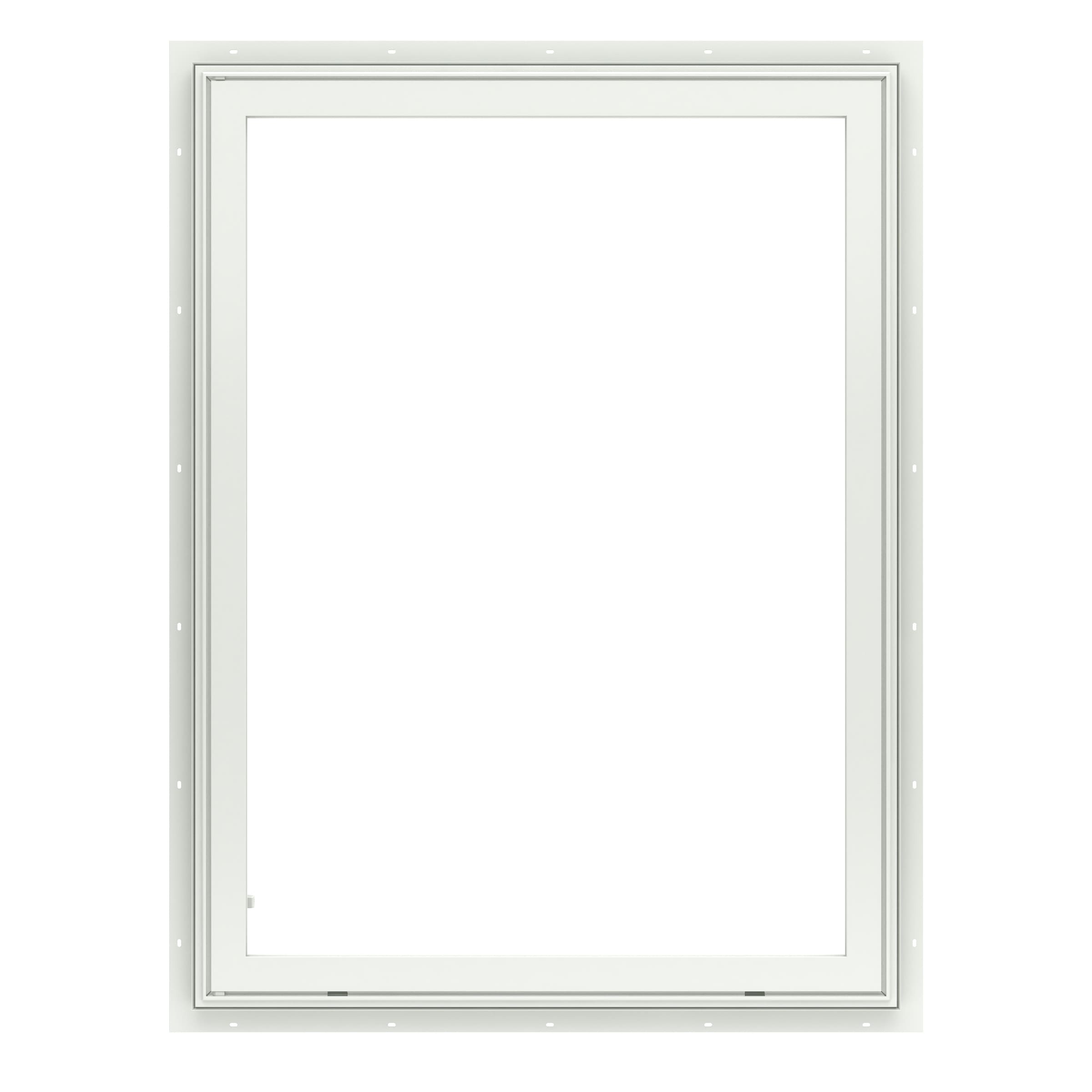 Pella 1000012351 Impervia Series White Left-Handed Fiberglass Casement Window Annealed Glass ( Full Screen Included )