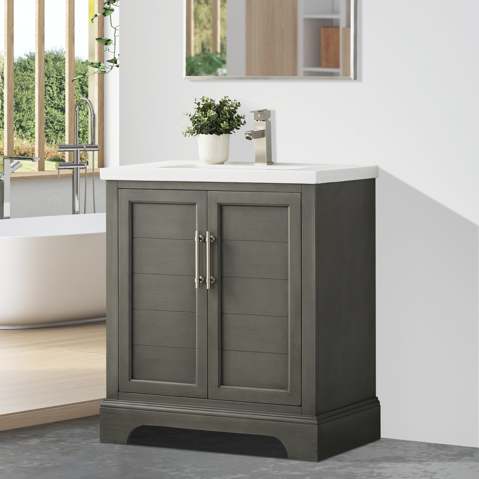 Vanity Art VA5030-SG Bath-Vanity-Combo - View #2
