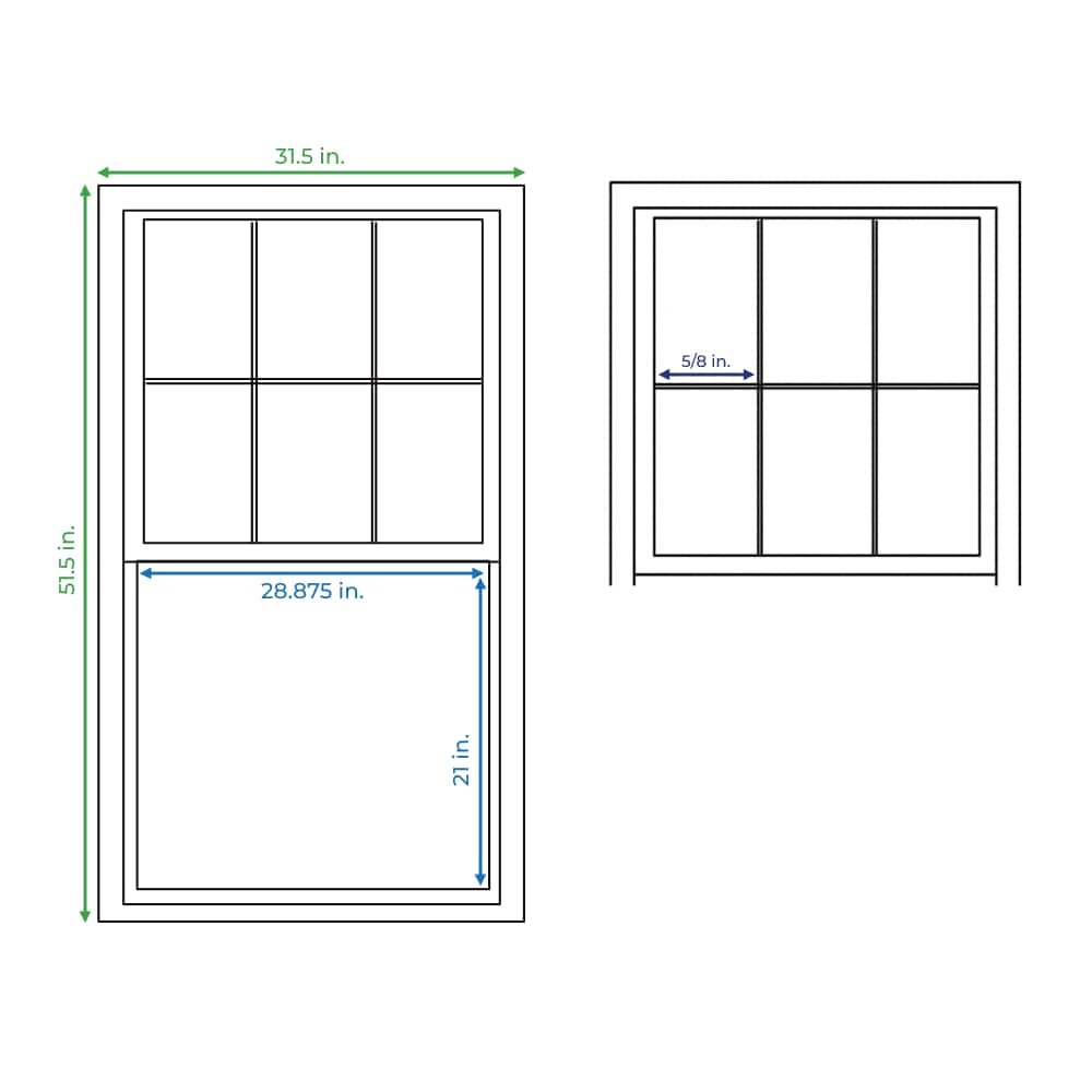 RELIABILT 105SH32520001 Single-Hung-Windows - View #10