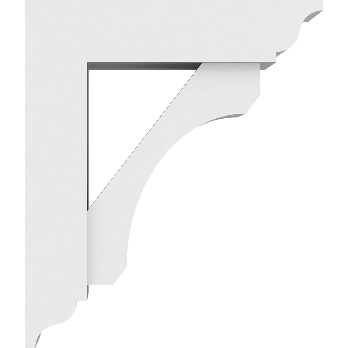 Ekena Millwork BKTP05X12X14LEC01 Exterior-Brackets-Braces - View #3