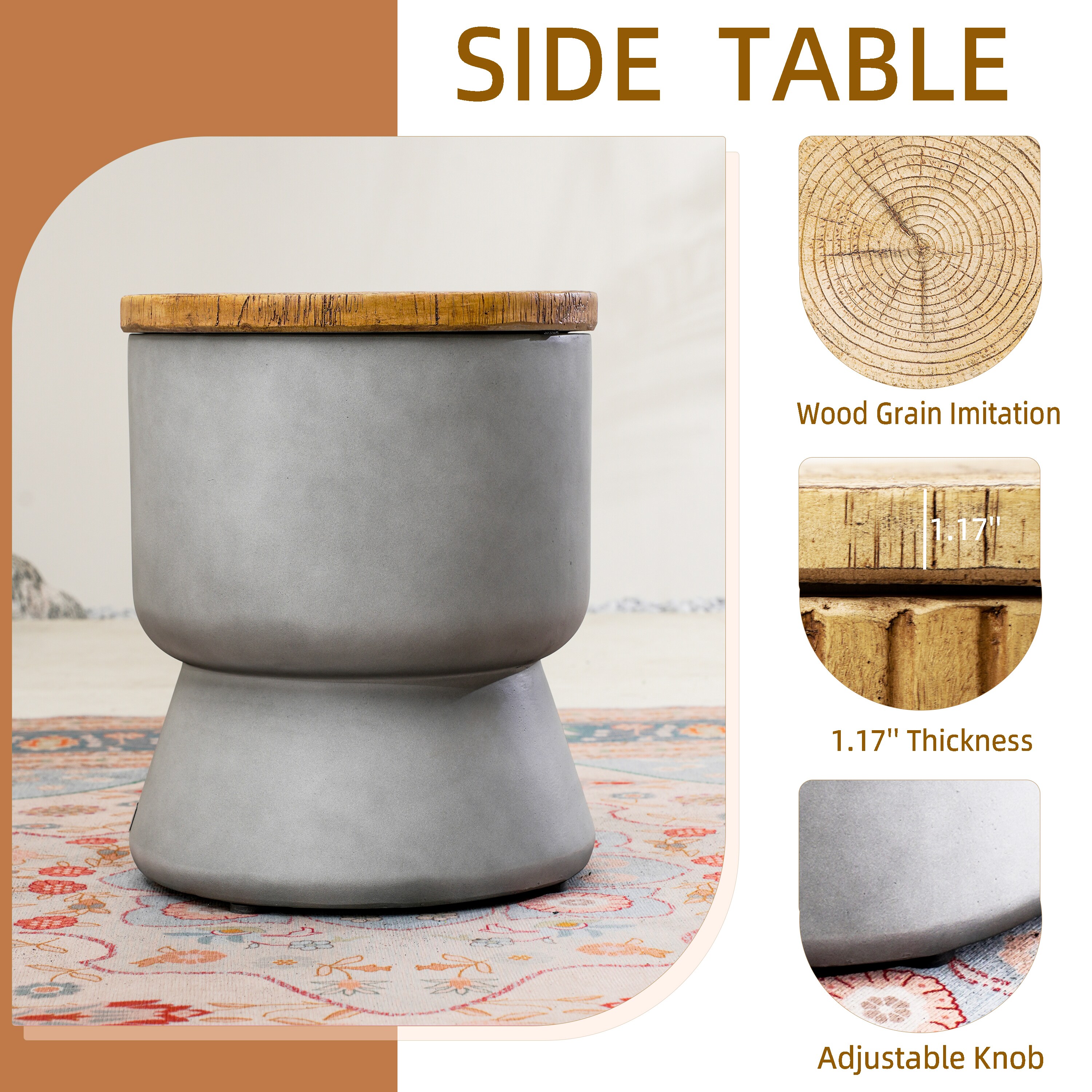 Moda Furnishings MAT-24918IB-GR Patio-Tables - View #6