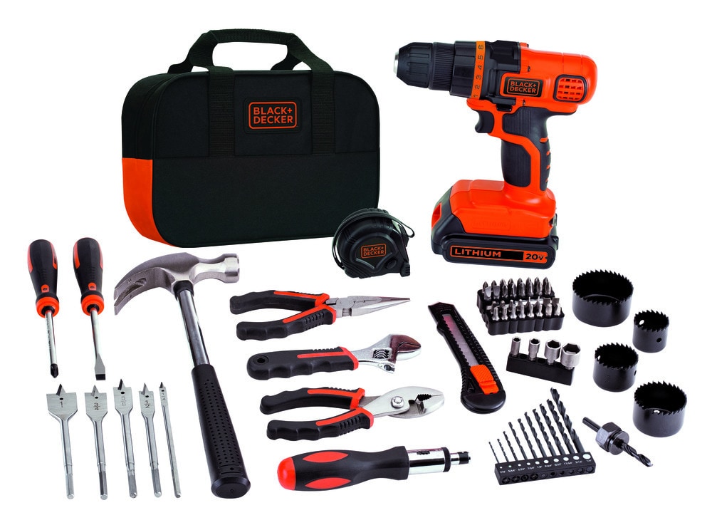 BLACK DECKER 68 Piece Household Tool Set at Lowes