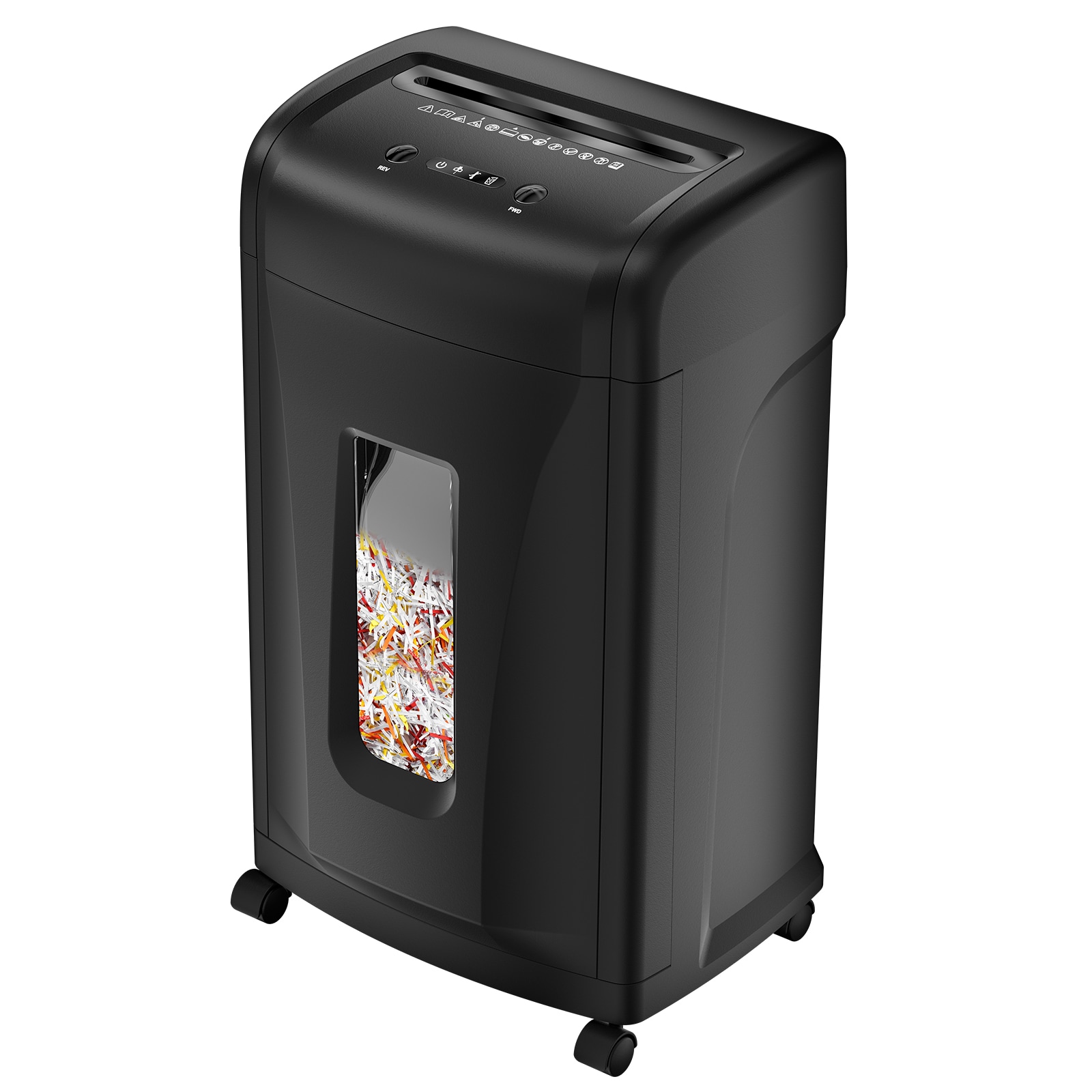 Tatayosi XH-8P155544 Large Commercial Heavy Duty 22-Sheet High Security Paper Shredder with Gallons Pullout Waste Bin