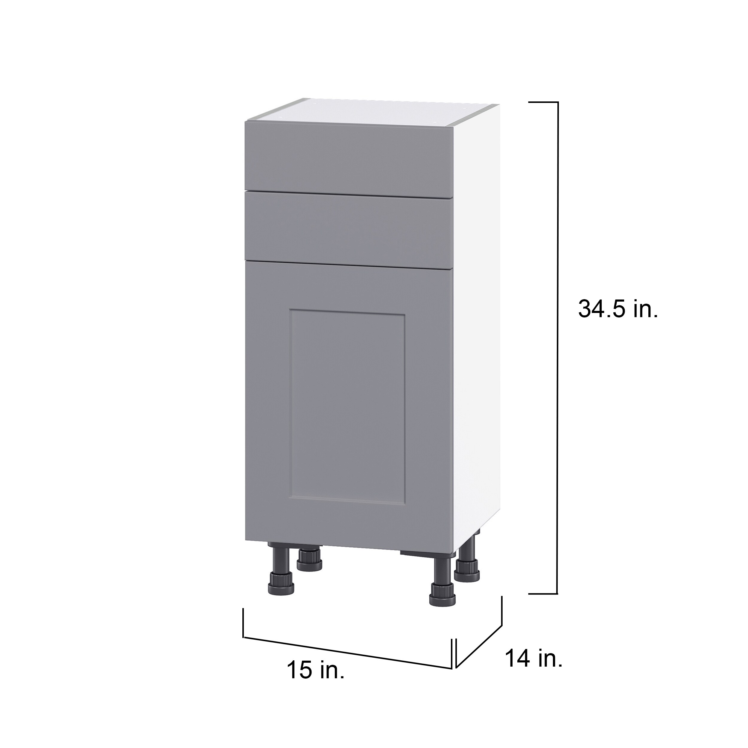 Hugo&Borg DSB1514B(L/R)-BM Cabinets-Kitchen - View #4