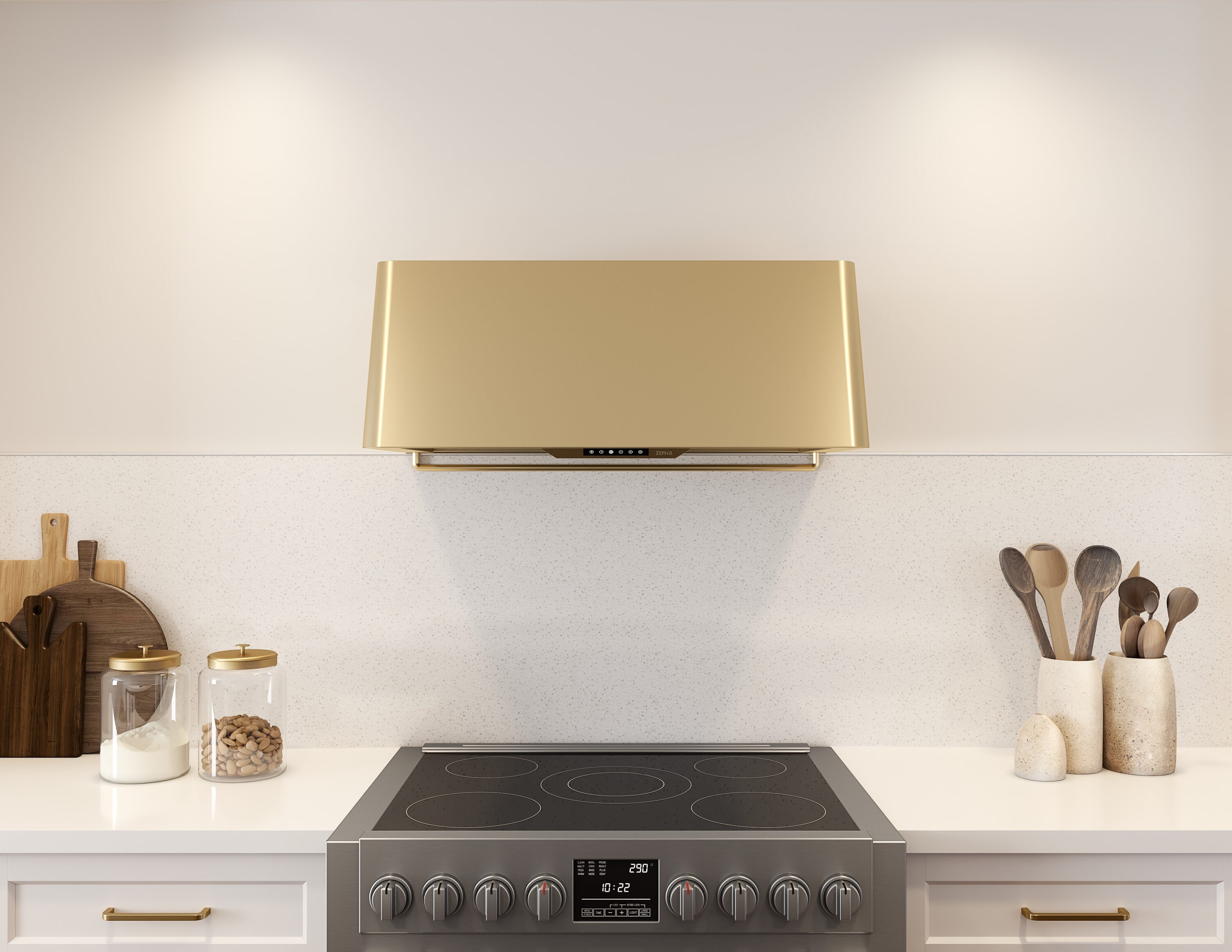 Zephyr DME-E48ASGX Wall-Mounted-Range-Hoods - View #3