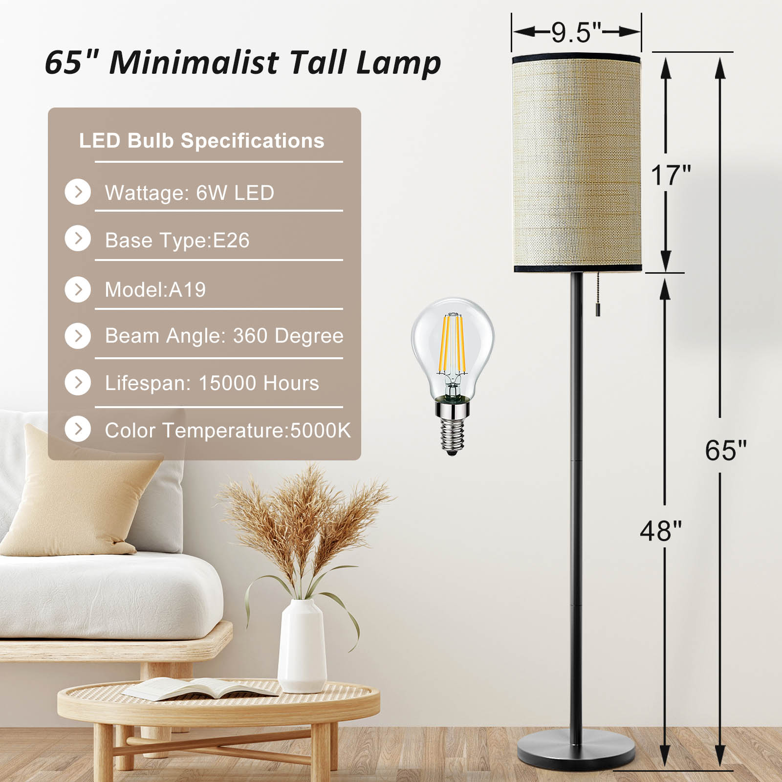 Maxax F221-BK floorlamps - View #5