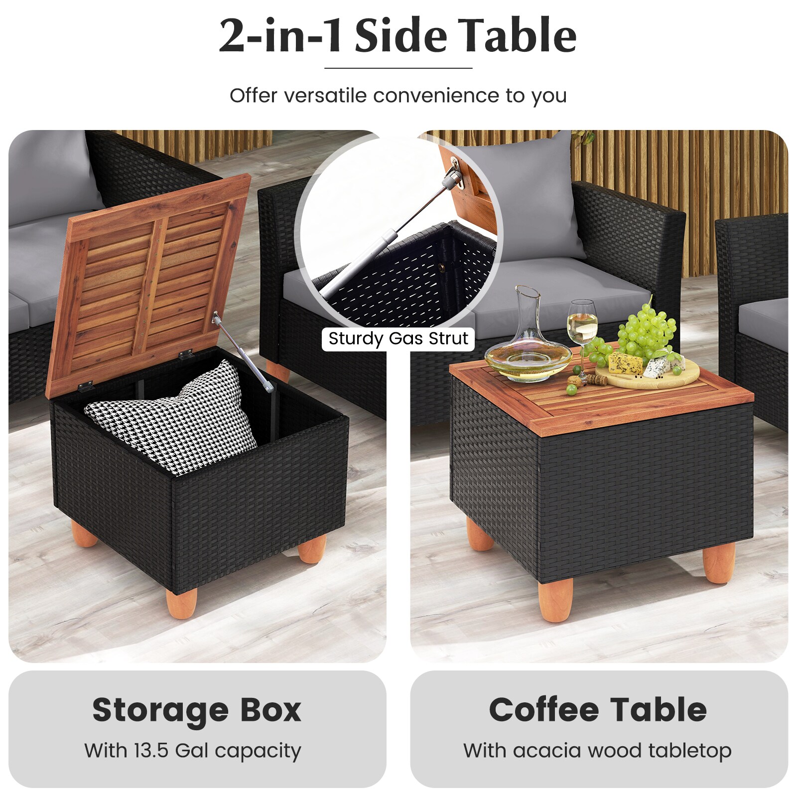 LIVIZA OUJ72334GR-X Patio-Conversation-Sets - View #3