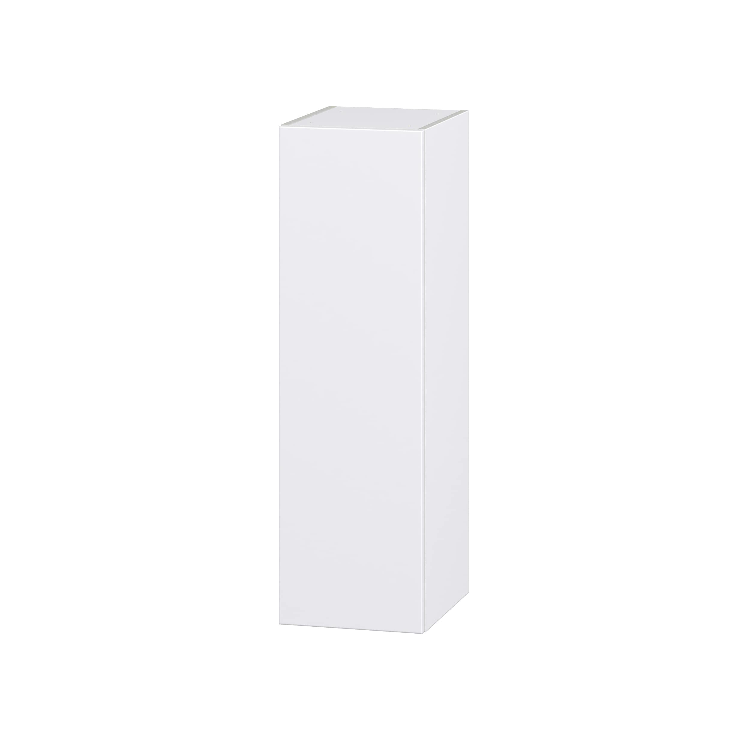 Hugo&Borg DSW1240(L/R)-LA Lasalle 12-in W x 40-in H x 14-in D Bright White Slab Wall Fully assembled Cabinet (Flat Panel Slab)