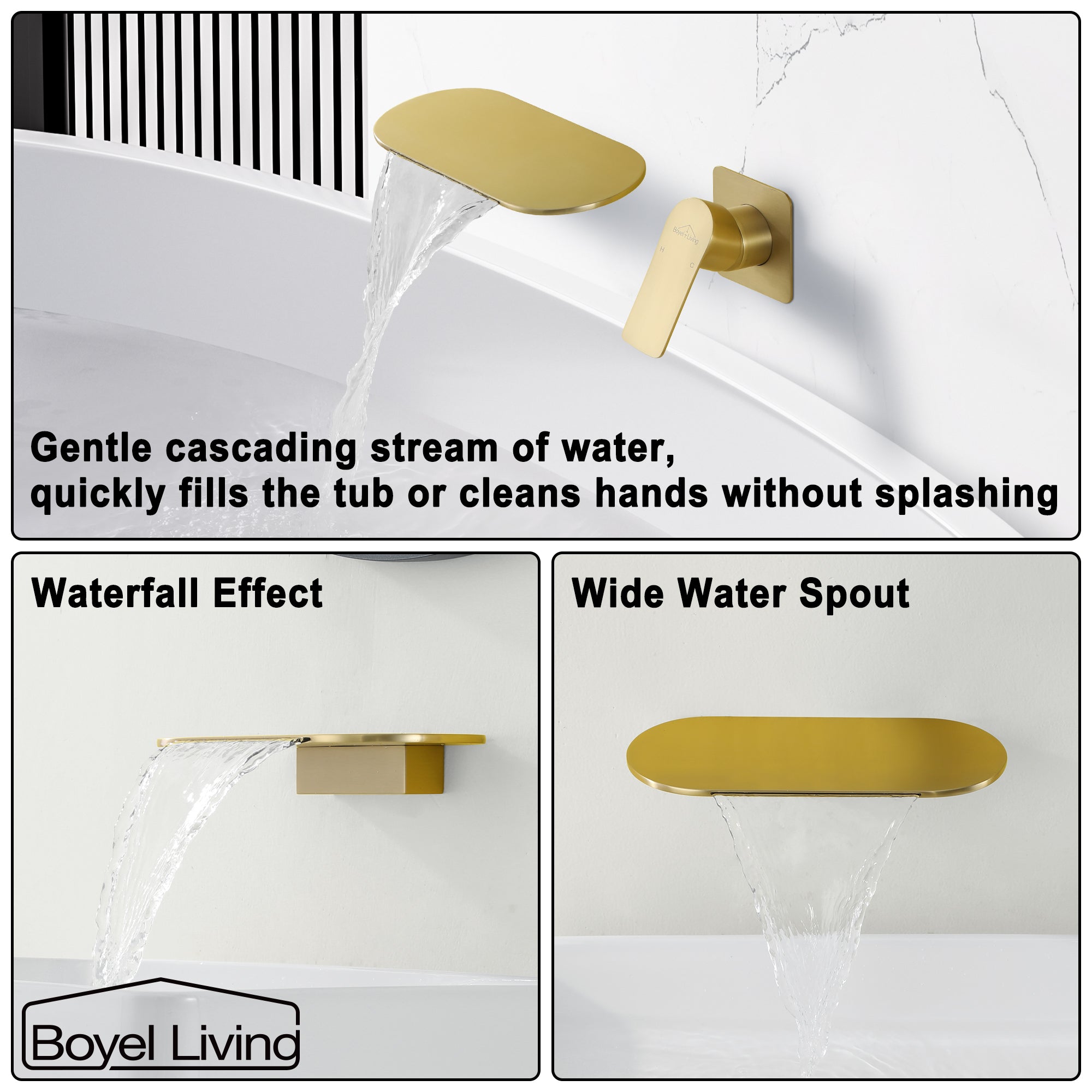 Boyel Living SMD-2413BG Lavatory-Faucets - View #9