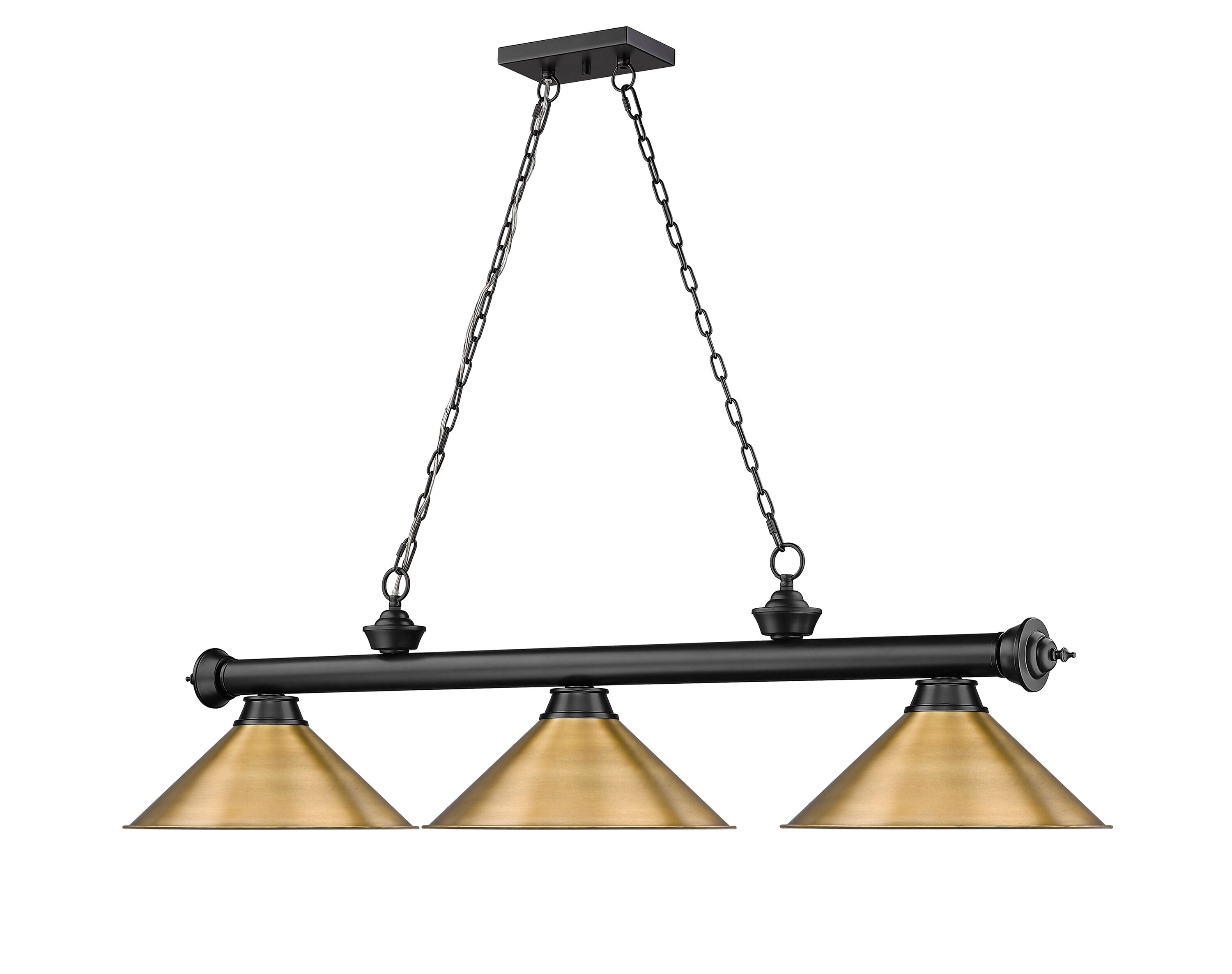Z-Lite 2306-3MB-RB15 Pool-Table-Lighting - View #3