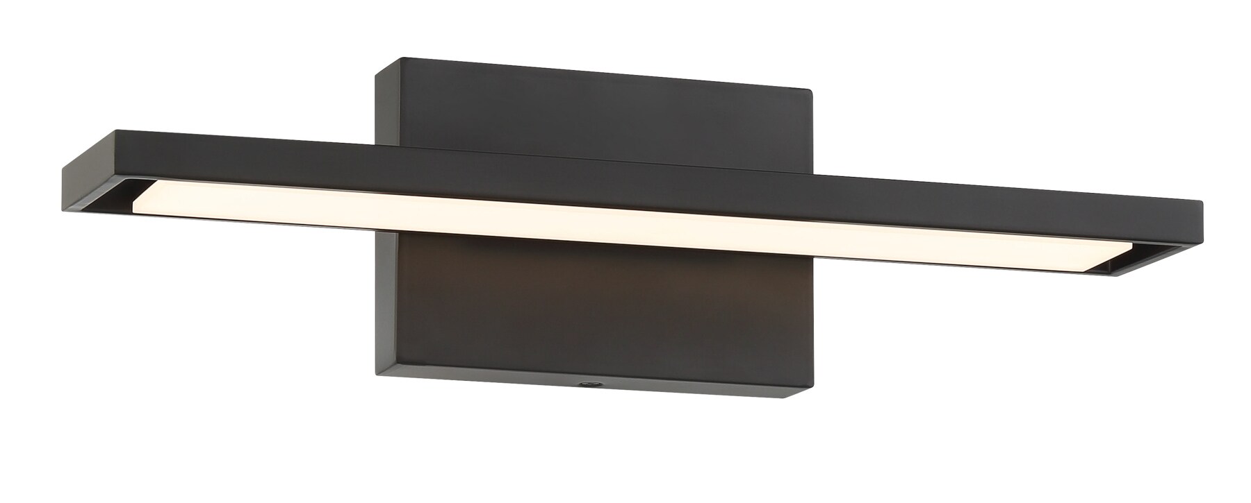 George Kovacs P5580-66A-L Parallel 18-in 1 -Light Matte Black Integrated LED Modern/contemporary Vanity light