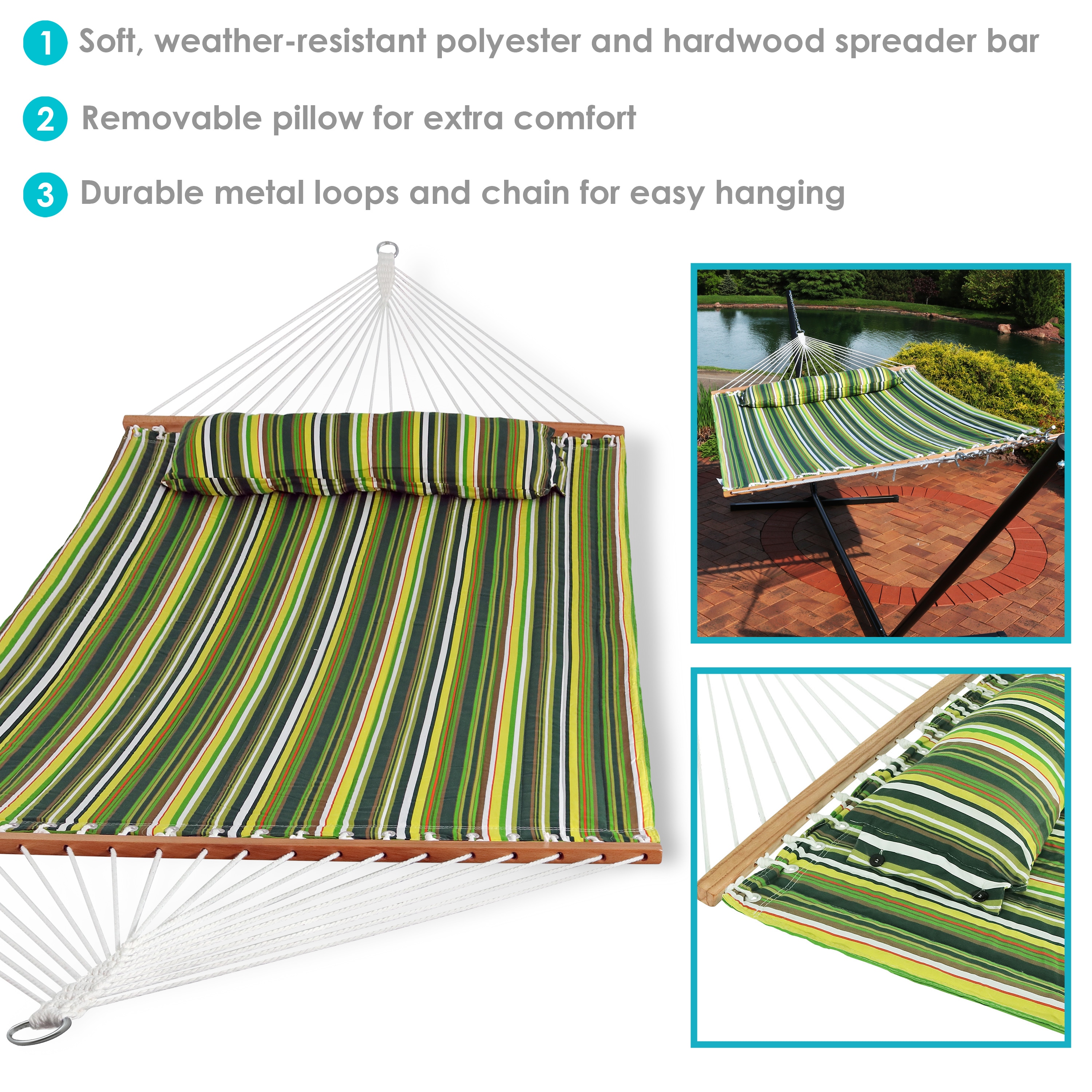 Sunnydaze Decor LY-QFH-MS hammocks - View #6