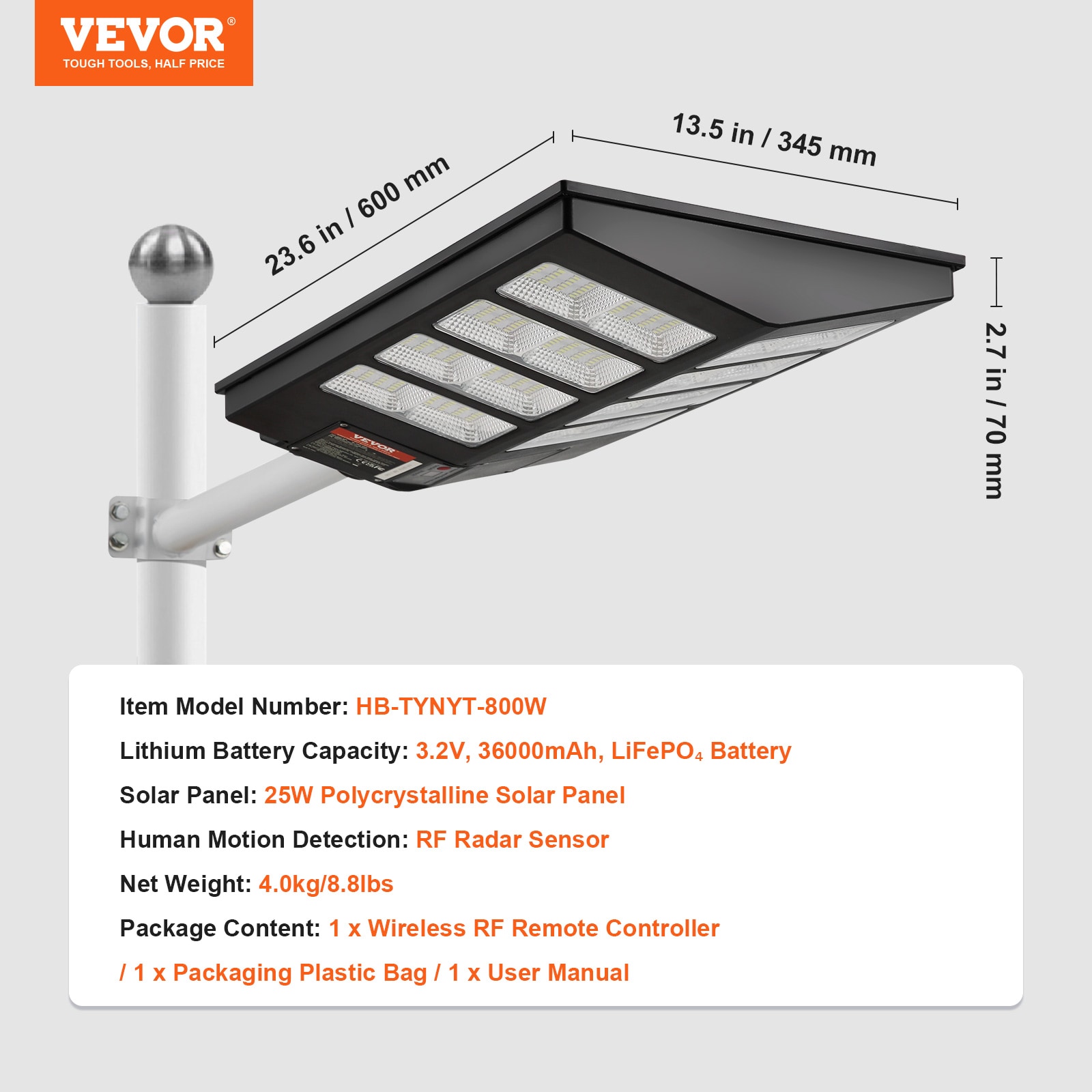 VEVOR Q1800W80000LM7KV9V0 Outdoor-Wall-Lighting - View #8