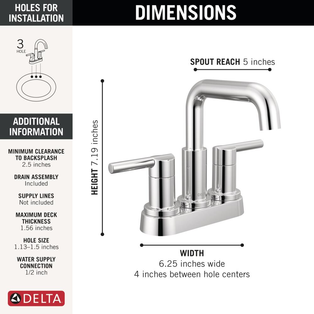 Delta 25849LF Lavatory-Faucets - View #4