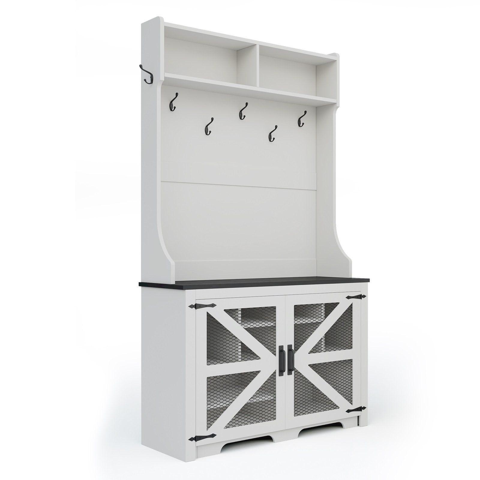 Pocassy White Armoire