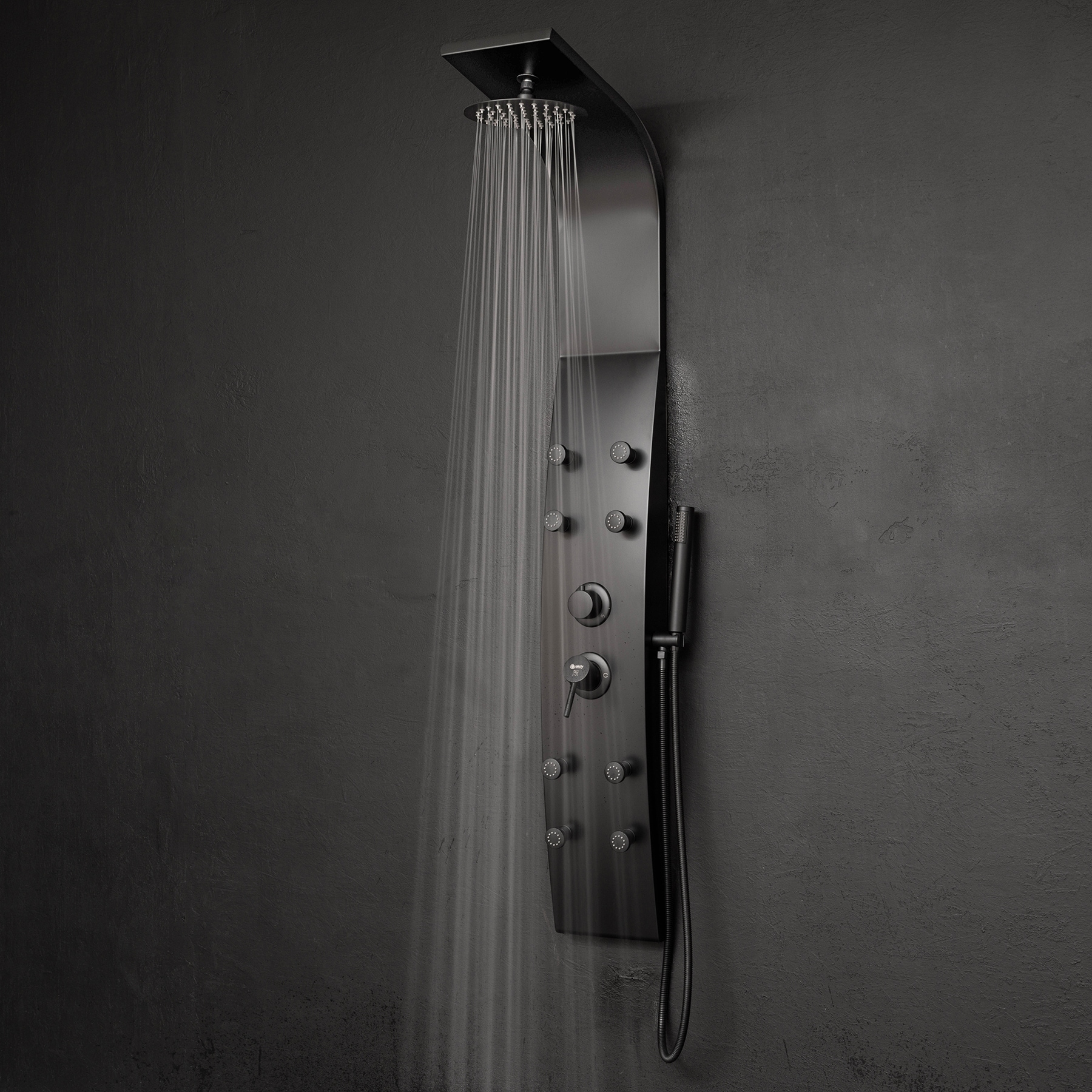 AKDY SP0136 Showerhead-Bar-Panels - View #2